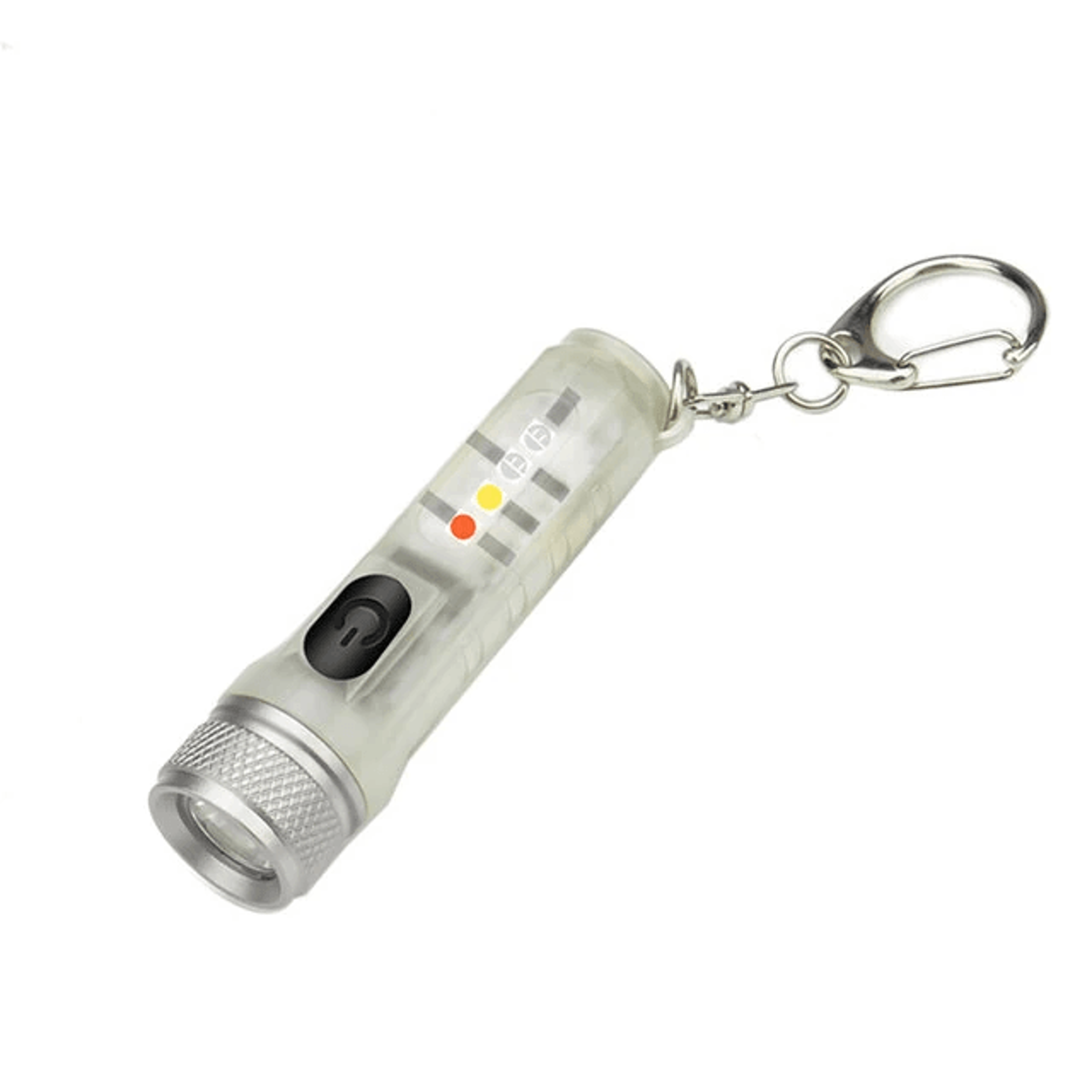 Rechargeable EDC Keychain Flashlight With UV RGB Light And Magnetic Tail 12