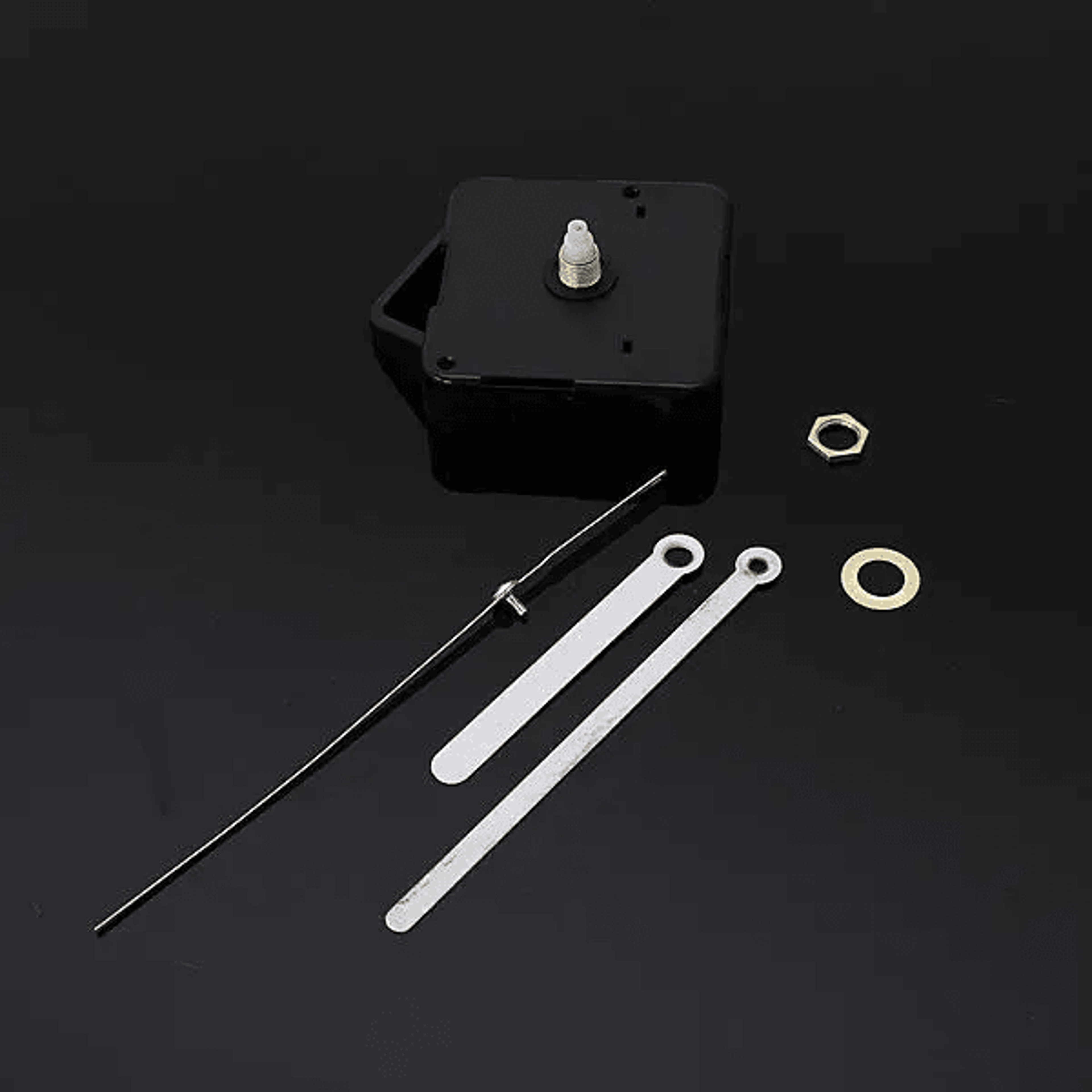 Silent Quartz Clock Movement Kit With White Hands For DIY Wall Clock Repair 3
