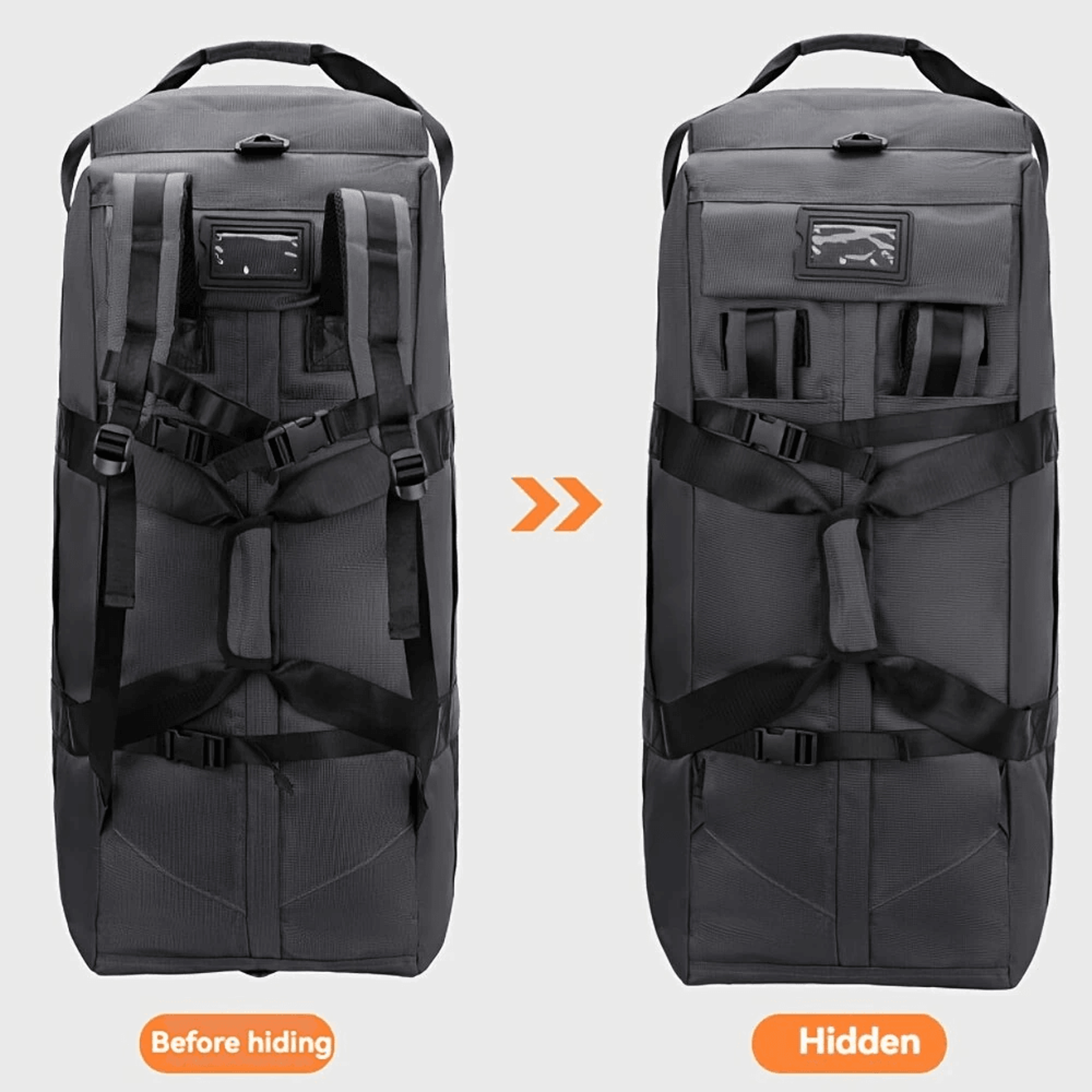 Rolling Duffle Bag With Wheels And Convertible Backpack Design 5