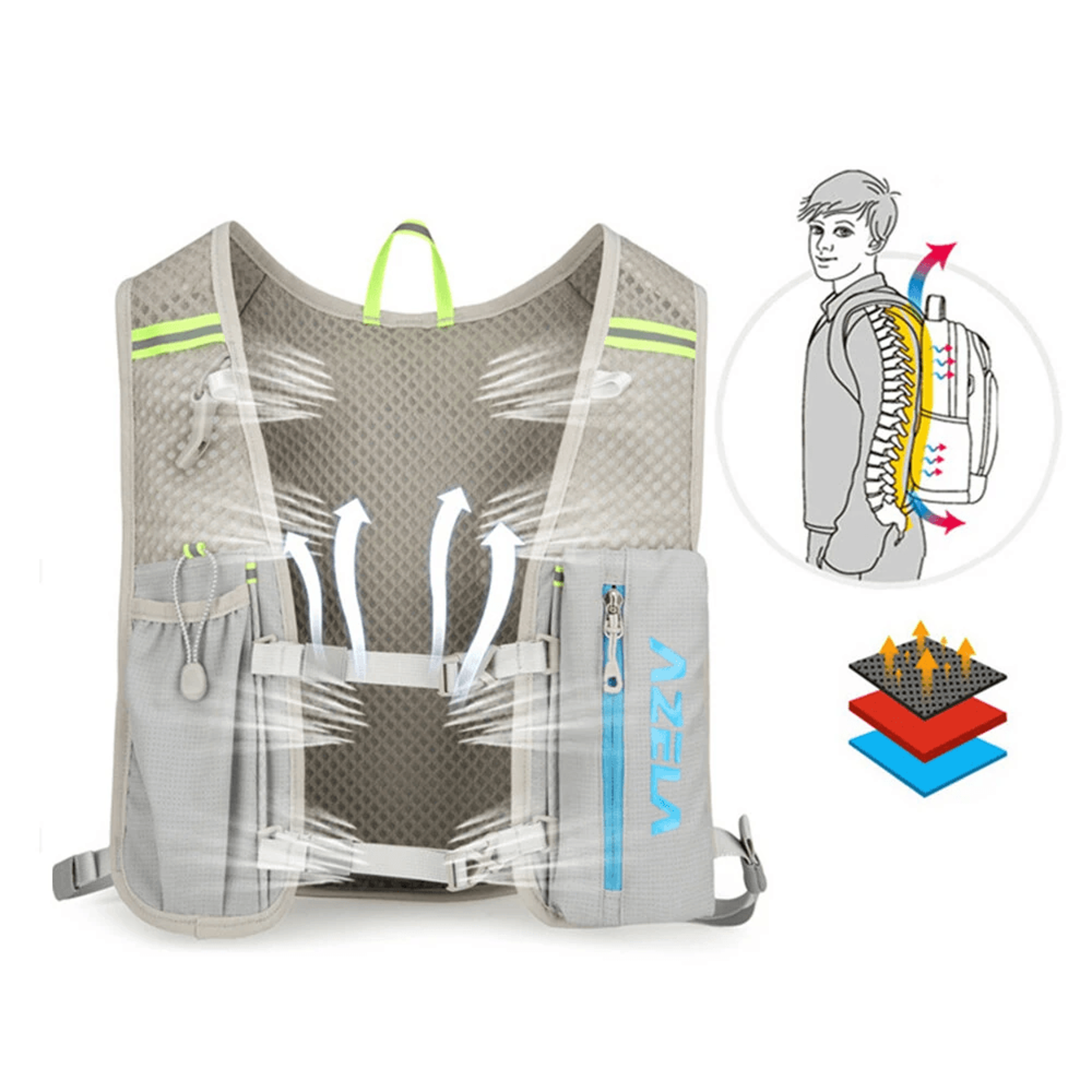 Ultralight Trail Running Hydration Vest Backpack For Hiking Jogging And Endurance Training 5