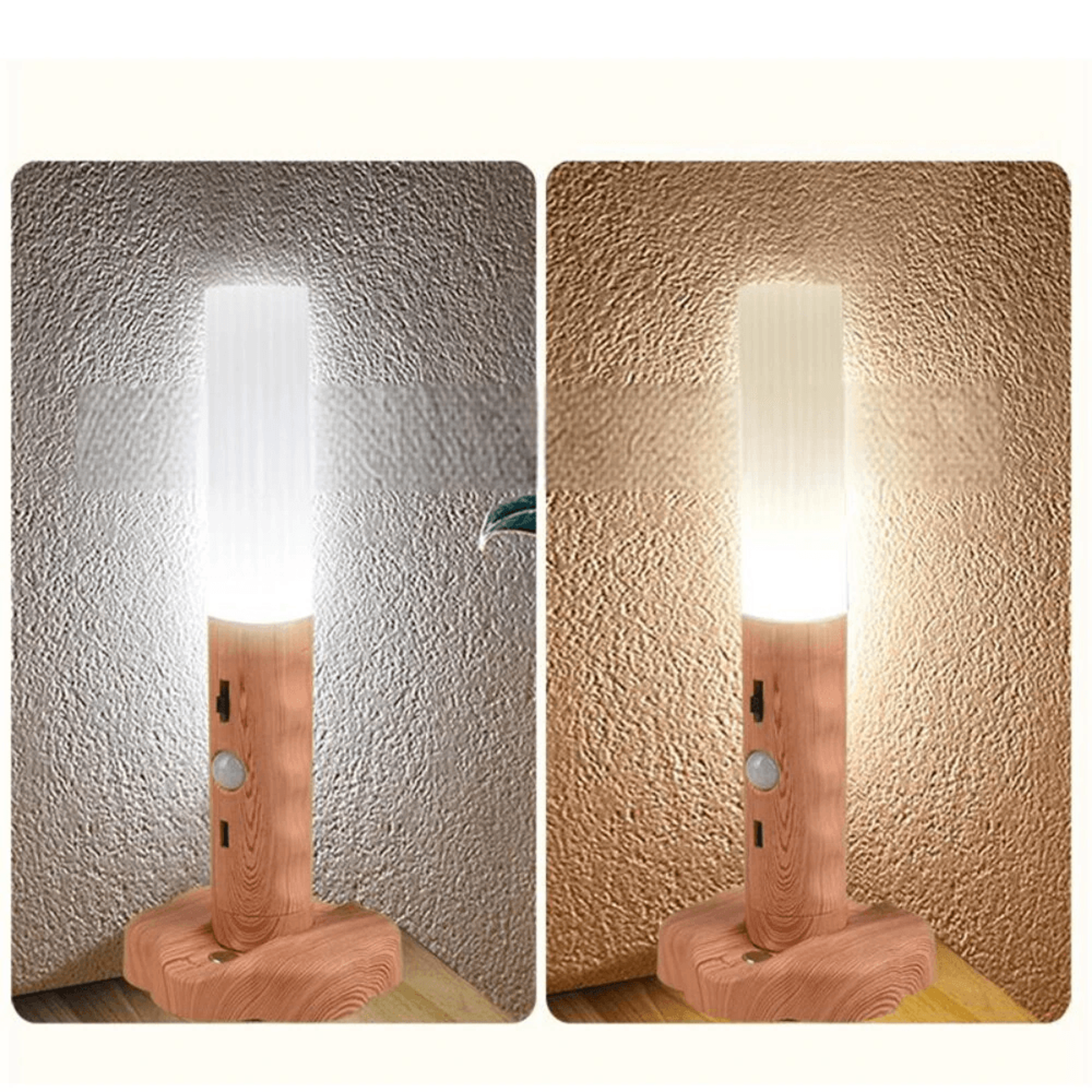 Rechargeable LED Motion Sensor Night Light For Cabinets Bedrooms And Hallways 8