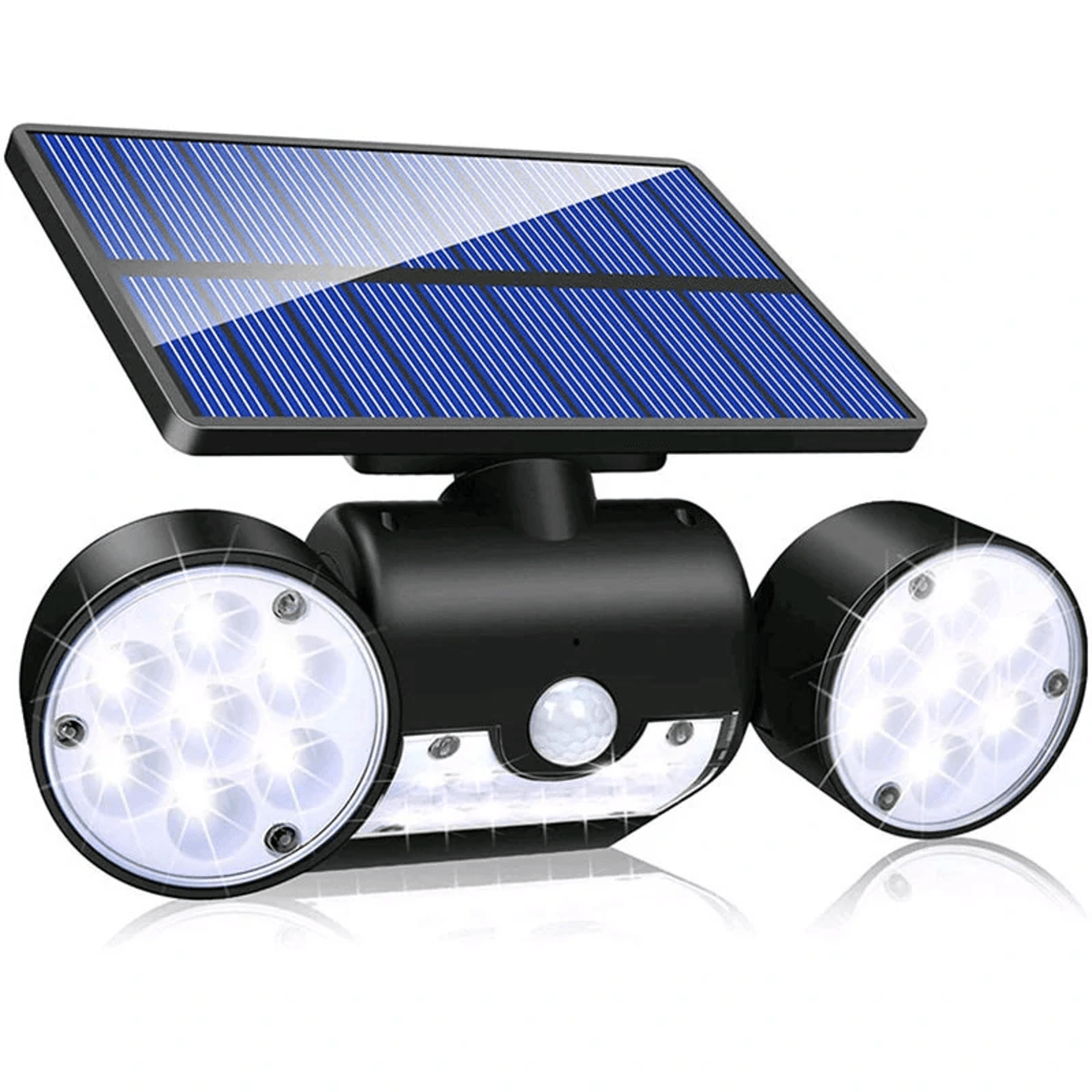 LED Solar Motion Sensor Wall Light Rotatable Waterproof Outdoor Security Lamp 0