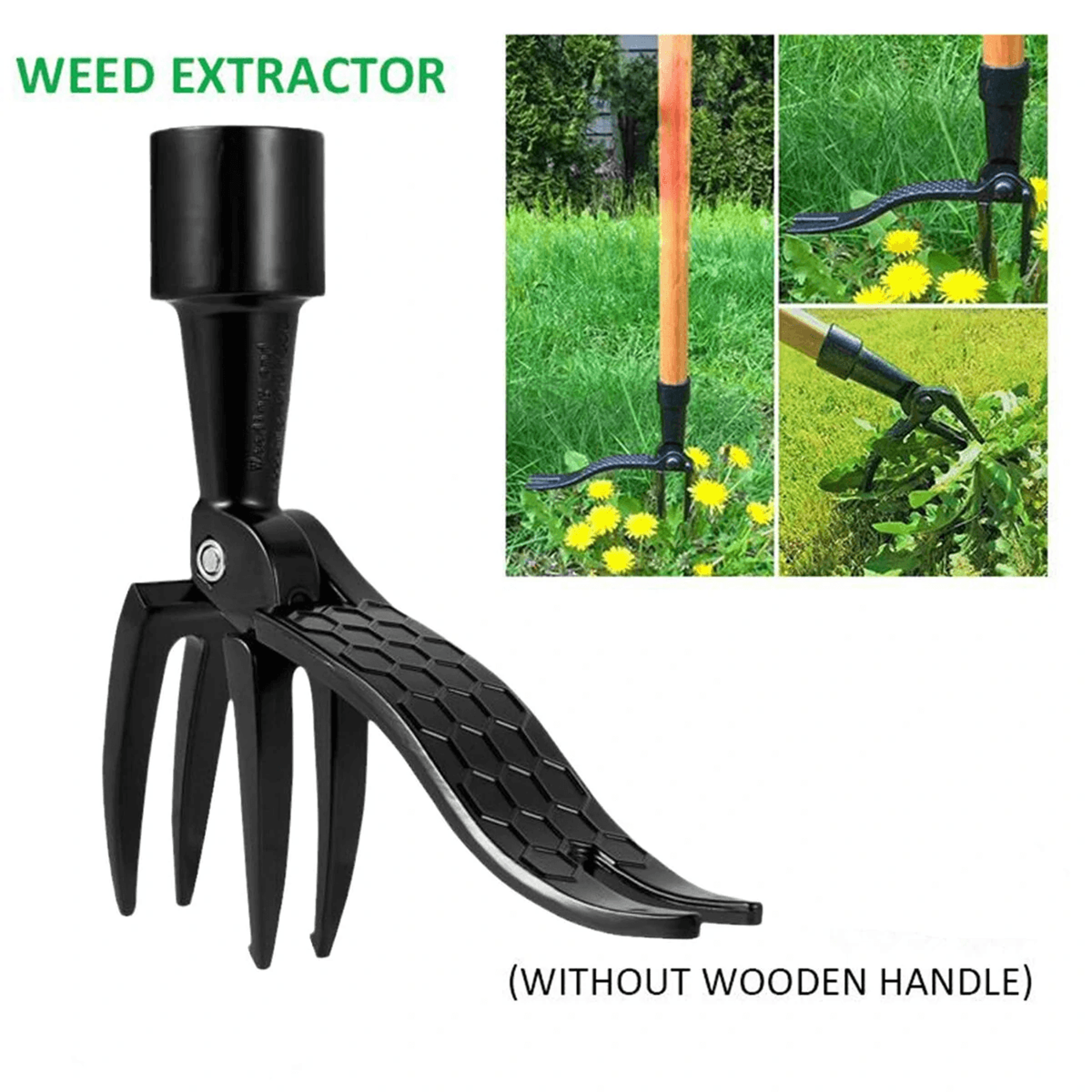 Stand Up Claw Weed Puller Root Remover With Foot Pedal For Lawn And Garden 5
