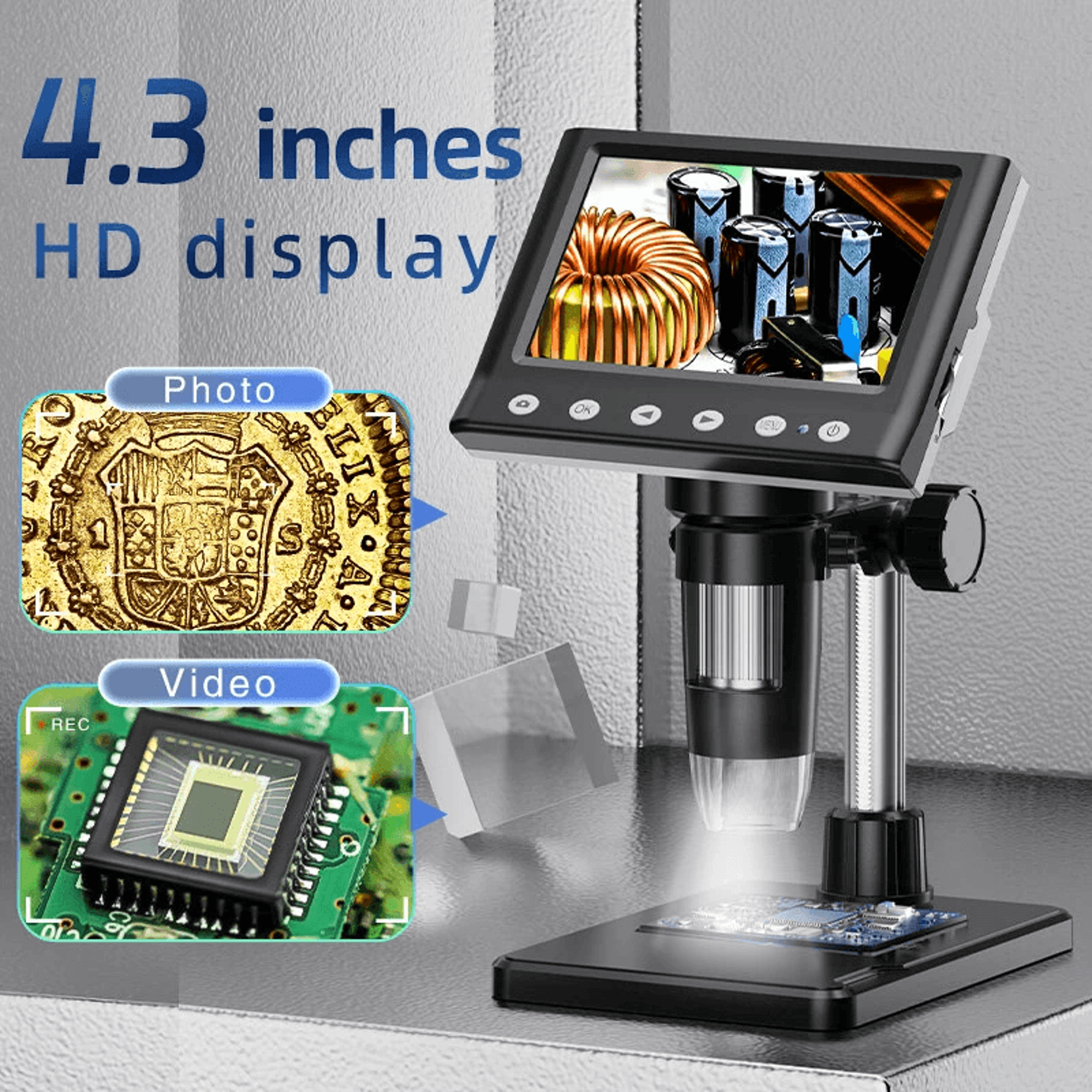 DM Digital Microscope With Screen Magnification And Viewing 3