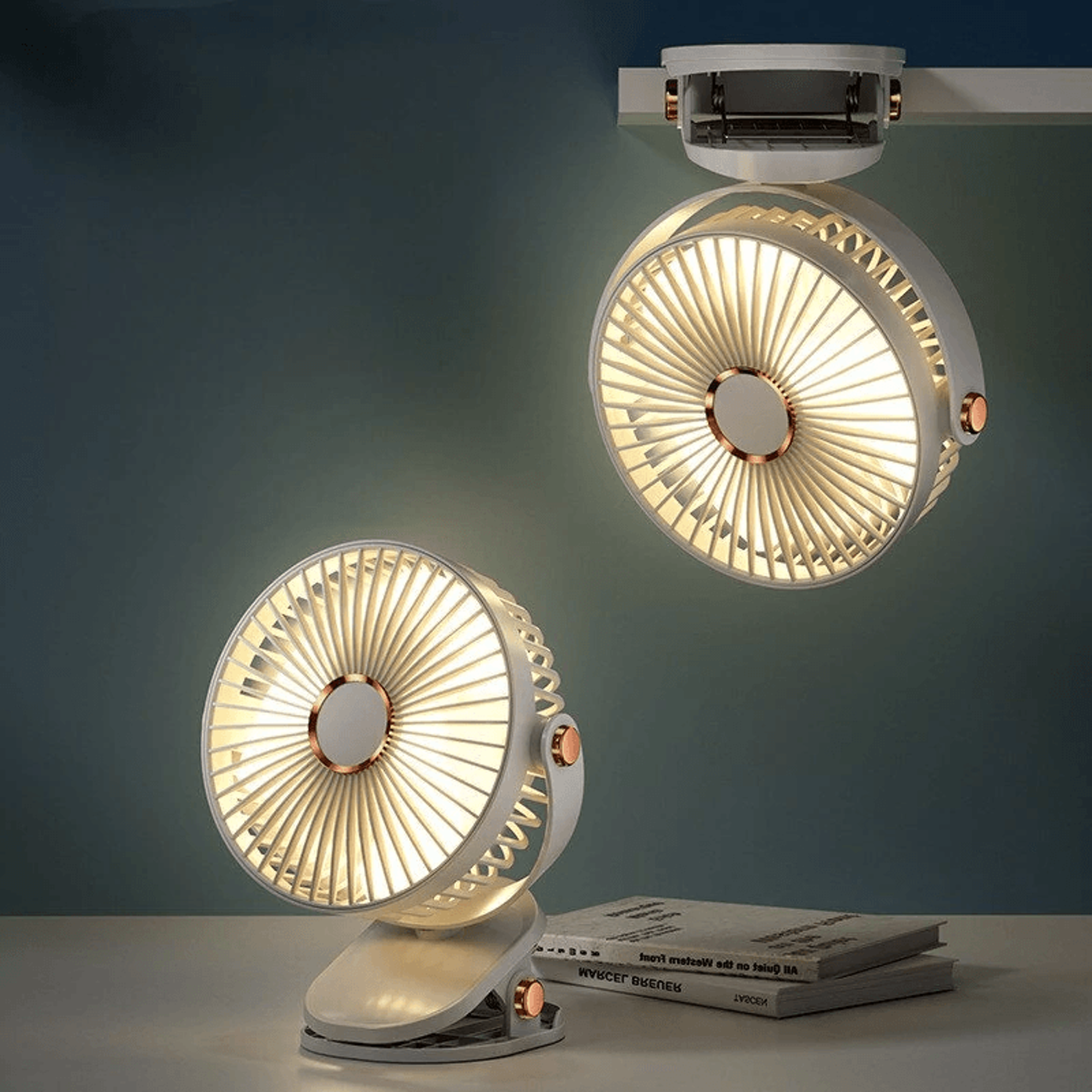 Portable Rechargeable Clip Fan With Adjustable Airflow And Speeds 8