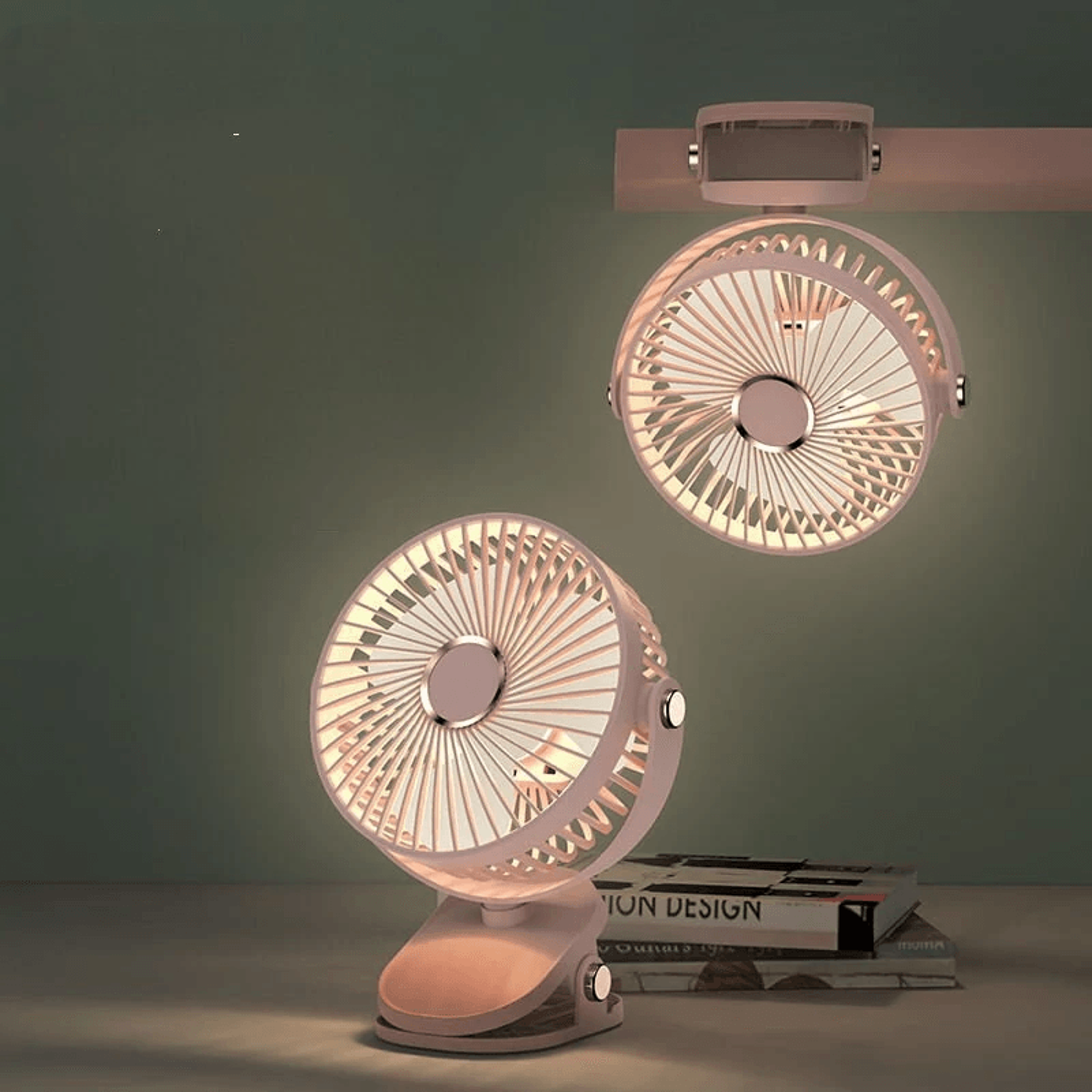 Portable Rechargeable Clip Fan With Adjustable Airflow And Speeds 7