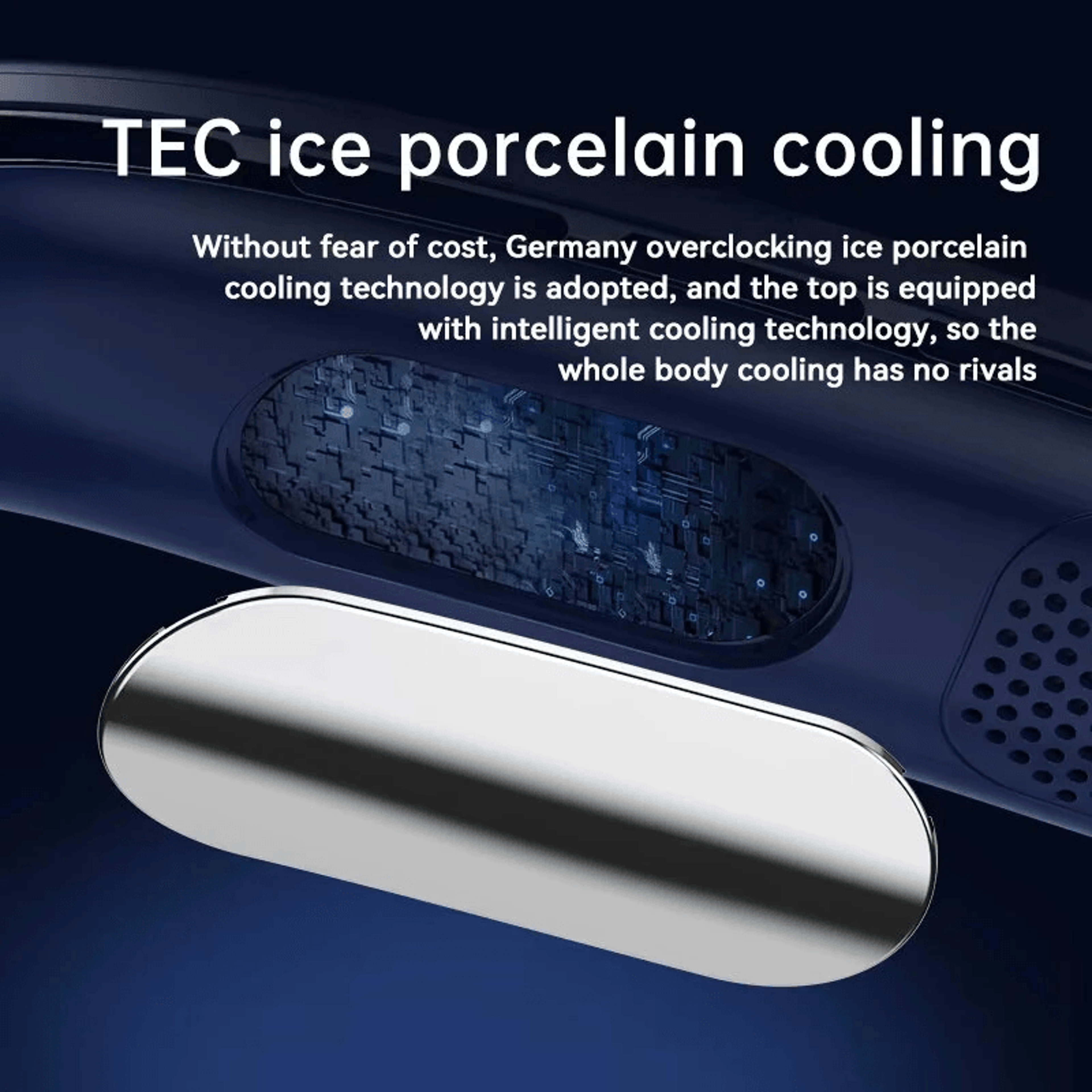Cooling Portable Neck Fan With Speeds And LED Display 5