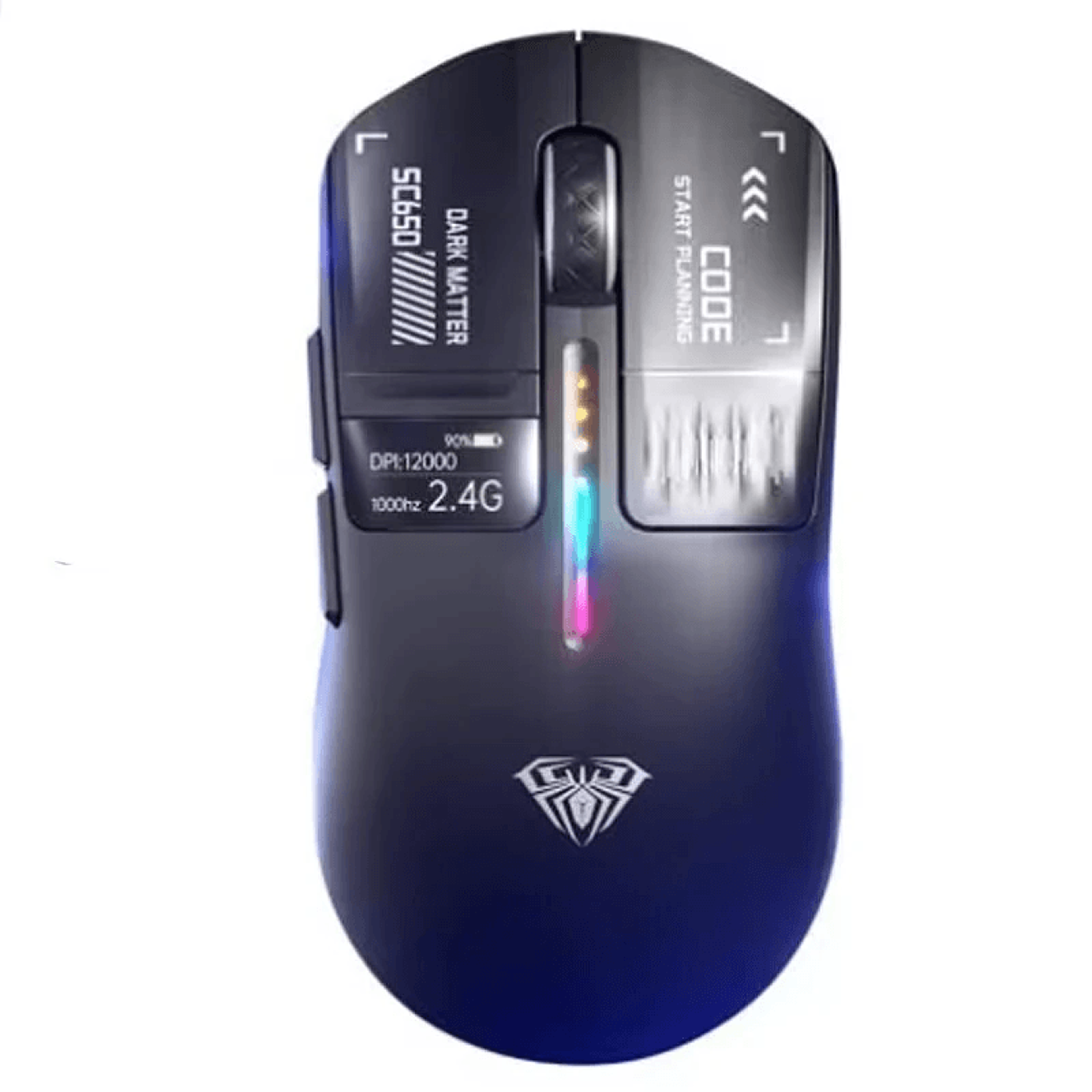 Tri Mode Wireless Gaming Mouse With Smart Display RGB Lighting And DPI 5