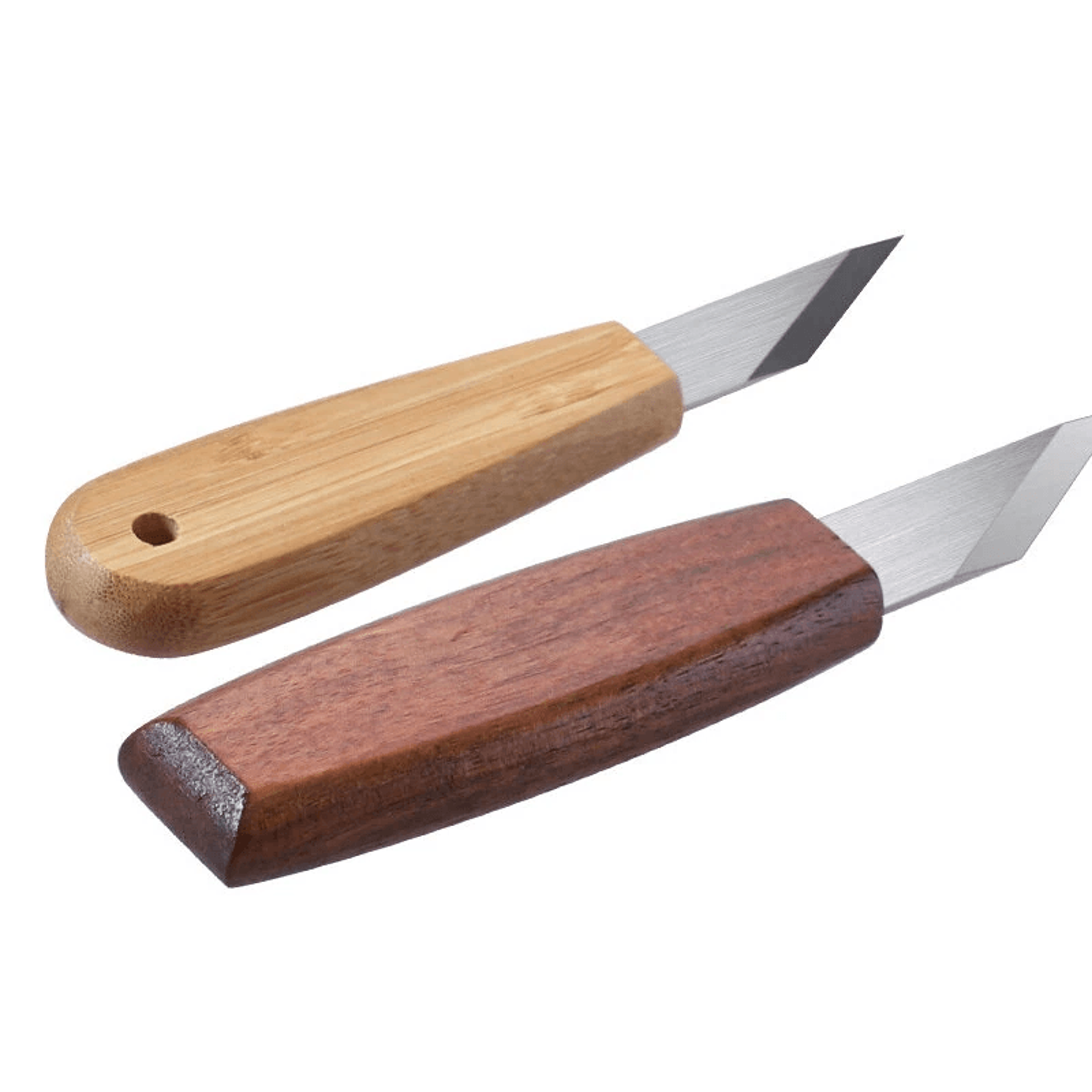 Precision Wood Carving Knife With CRV Blade And Walnut Handle 0