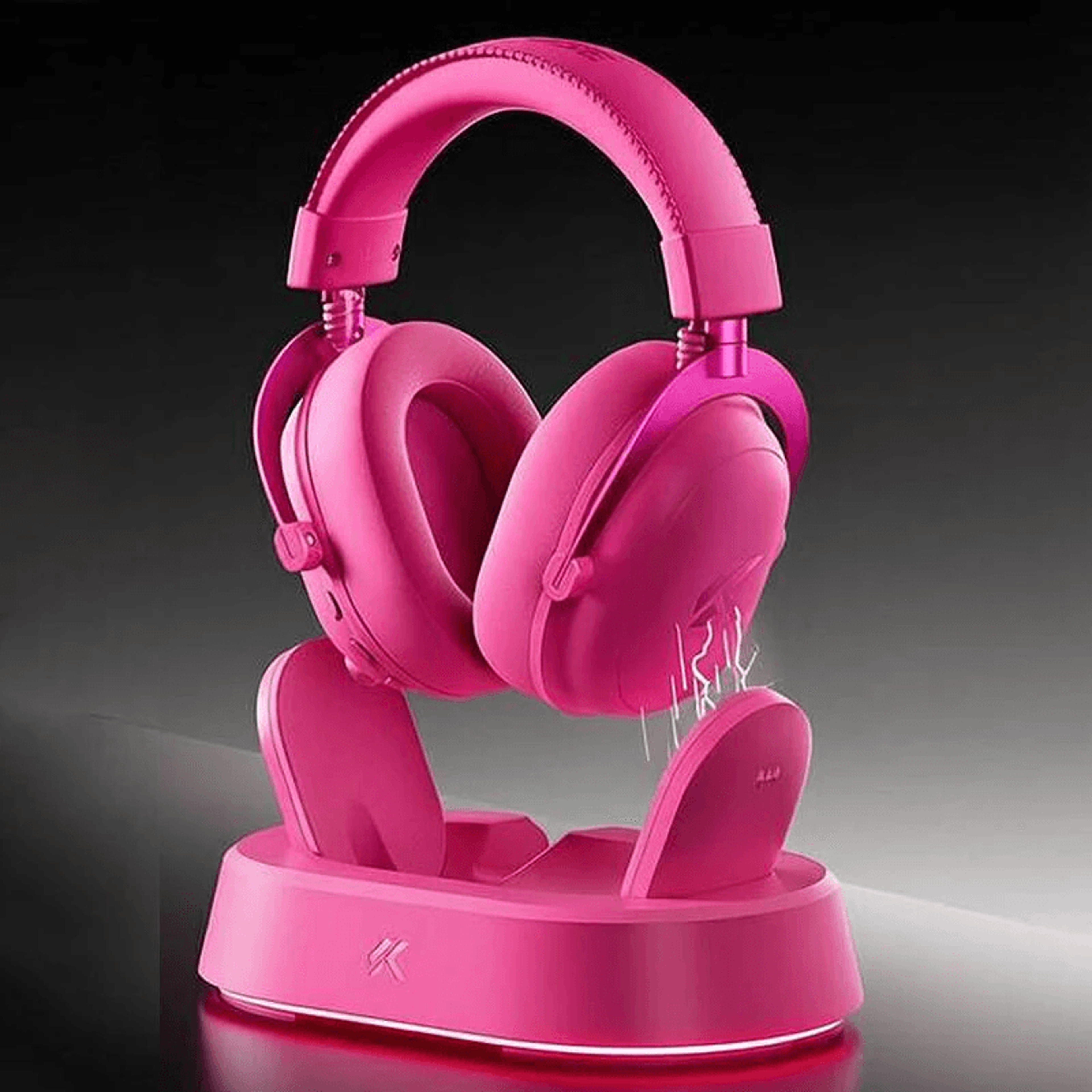 Tri Mode Wireless Gaming Headset With Surround Sound And RGB Magnetic Charging Dock 7
