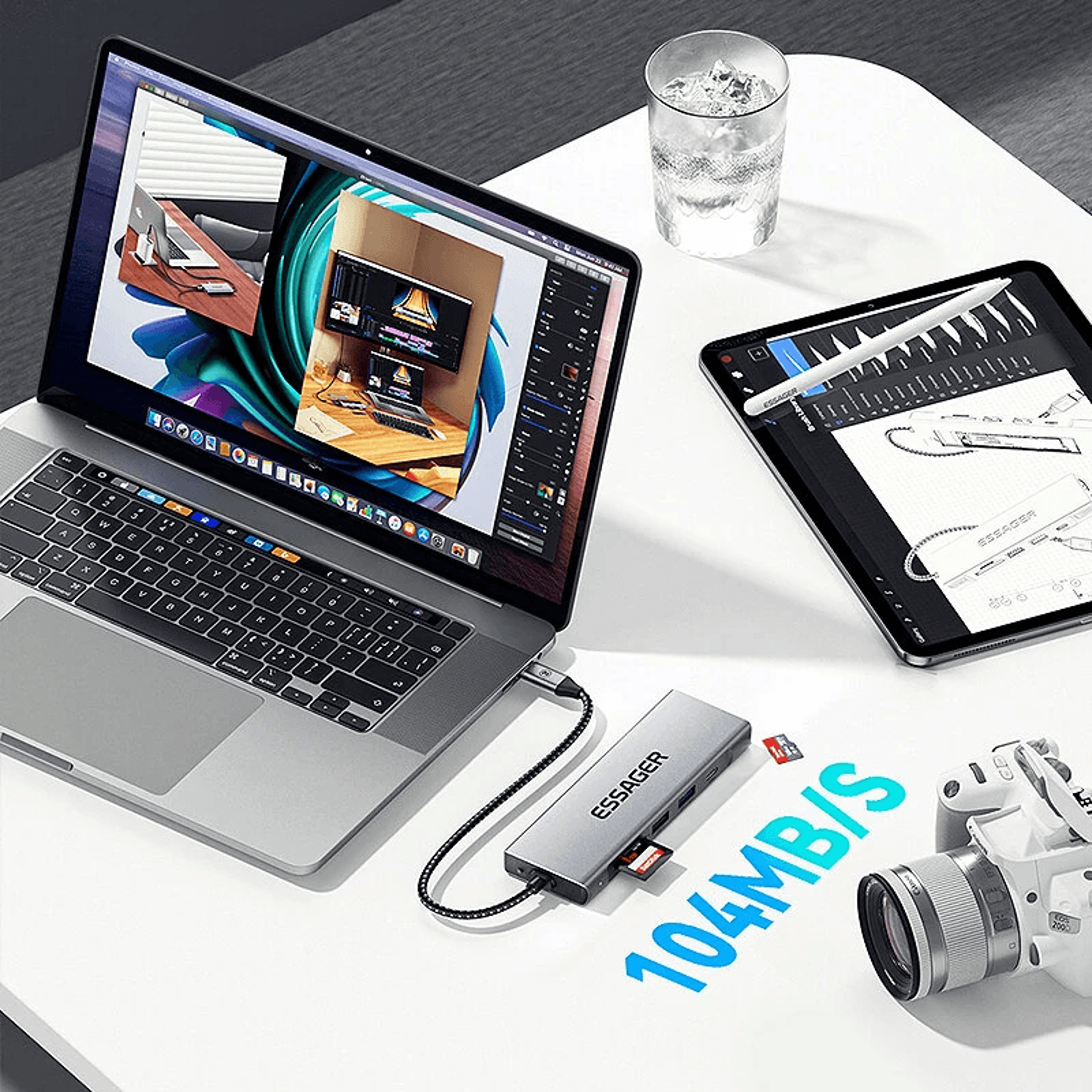 USB C Docking Station With SSD Storage PD And Gbps Data Hub 5