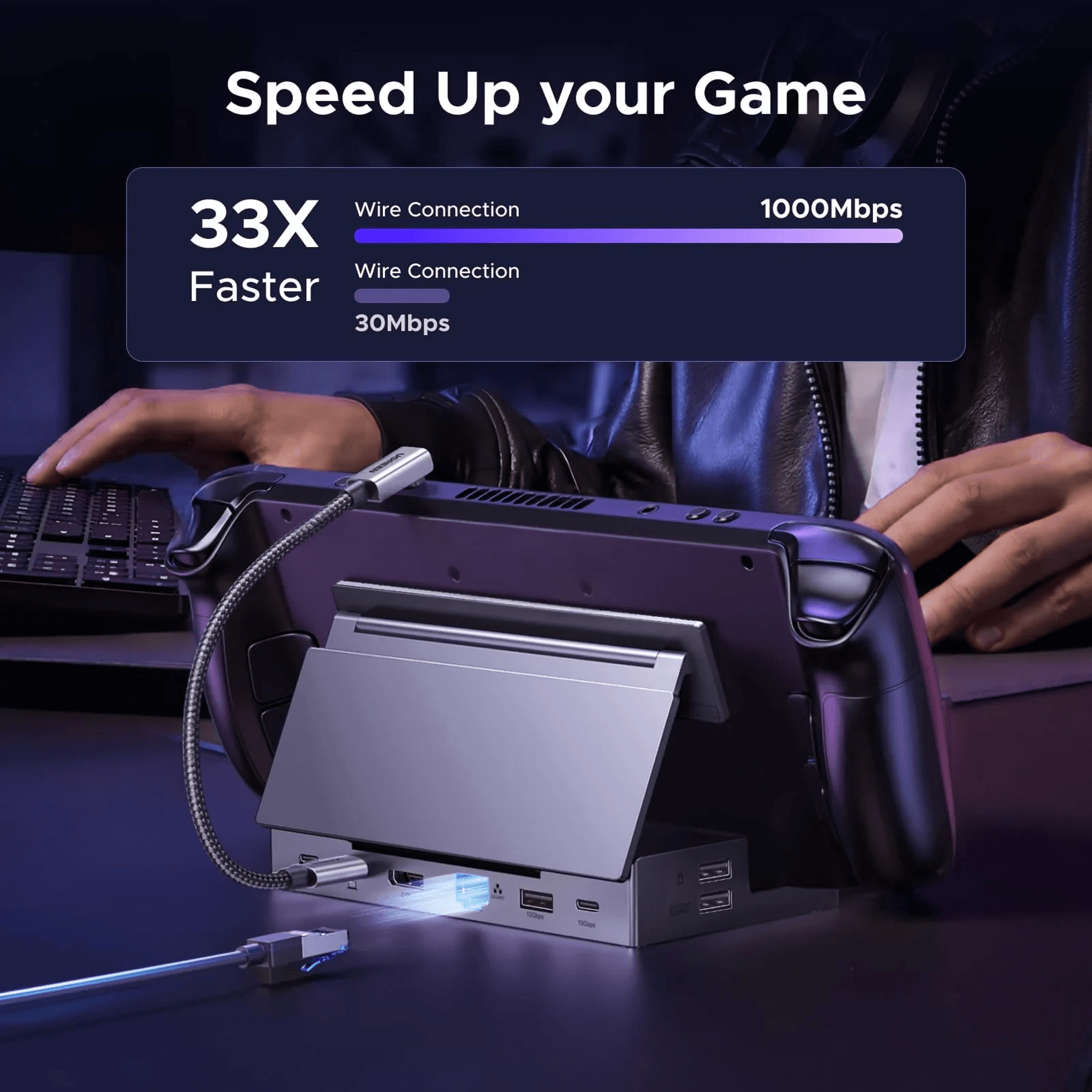 Team Deck Docking Station With DisplayPort PD And Gbps USB Hub 6