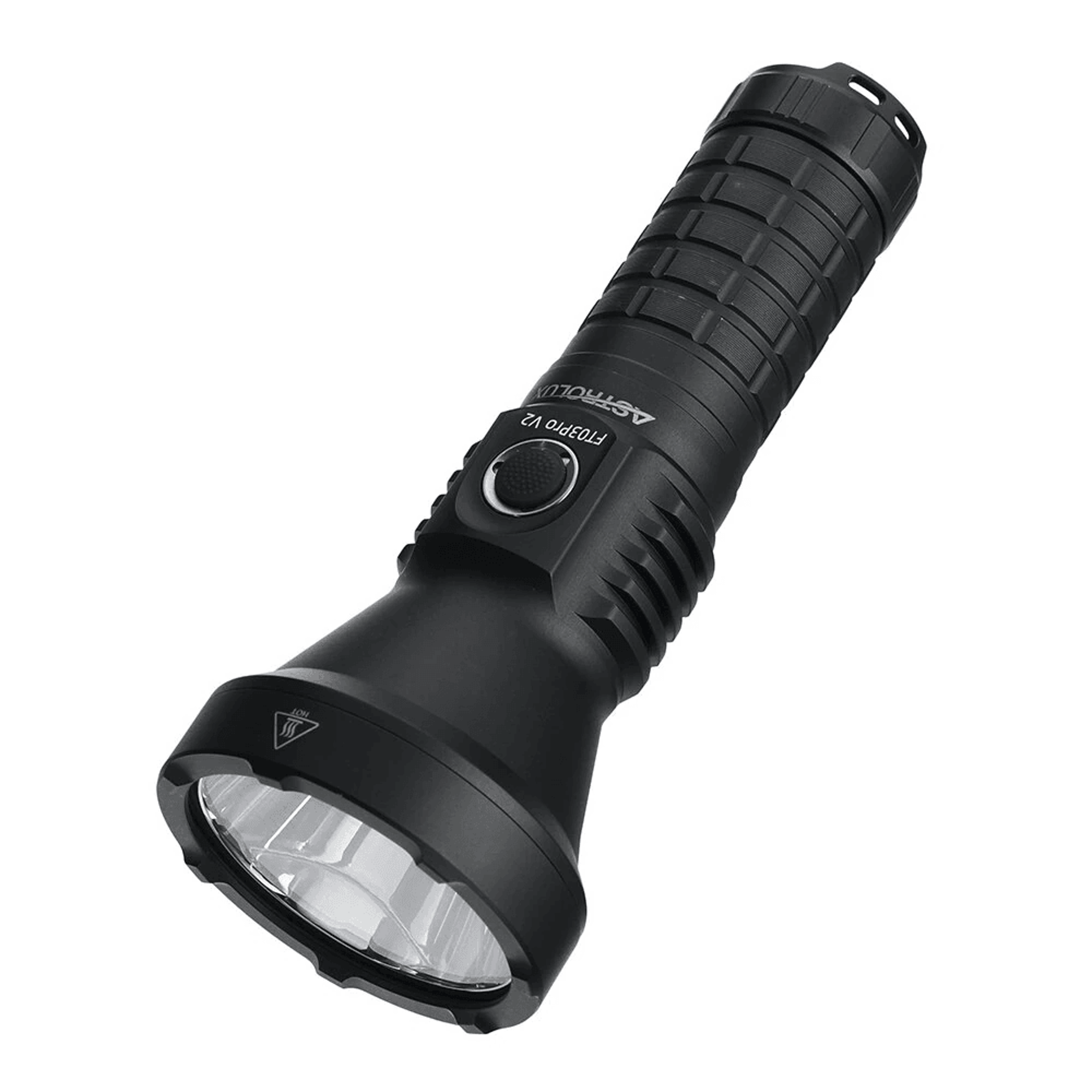 Long Range Rechargeable LED Thrower Flashlight With Stepless Dimming And USB C Charging 4