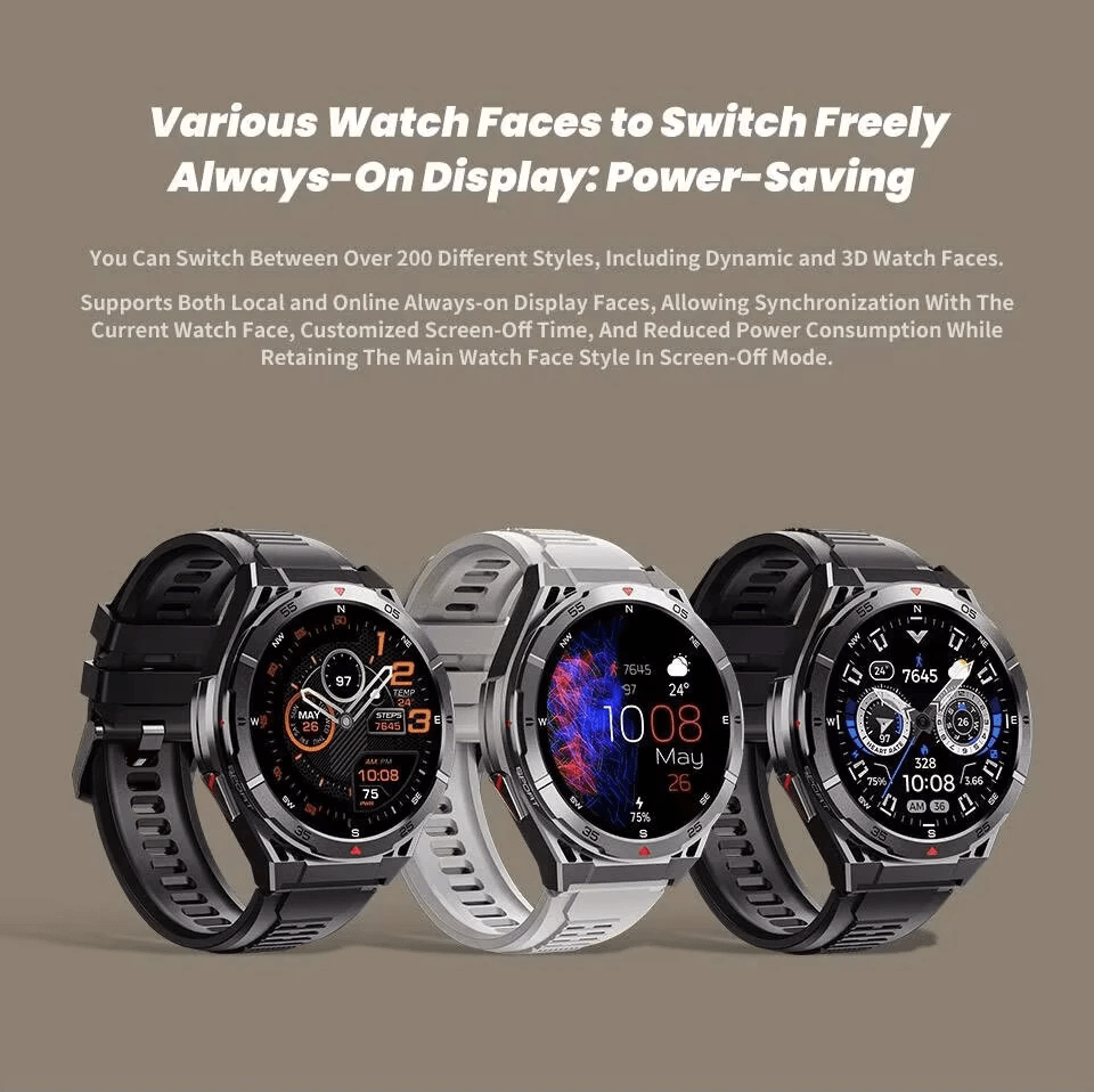 GPS Smart Watch Bluetooth Calling Health Tracking And Multi Sport Mode 1