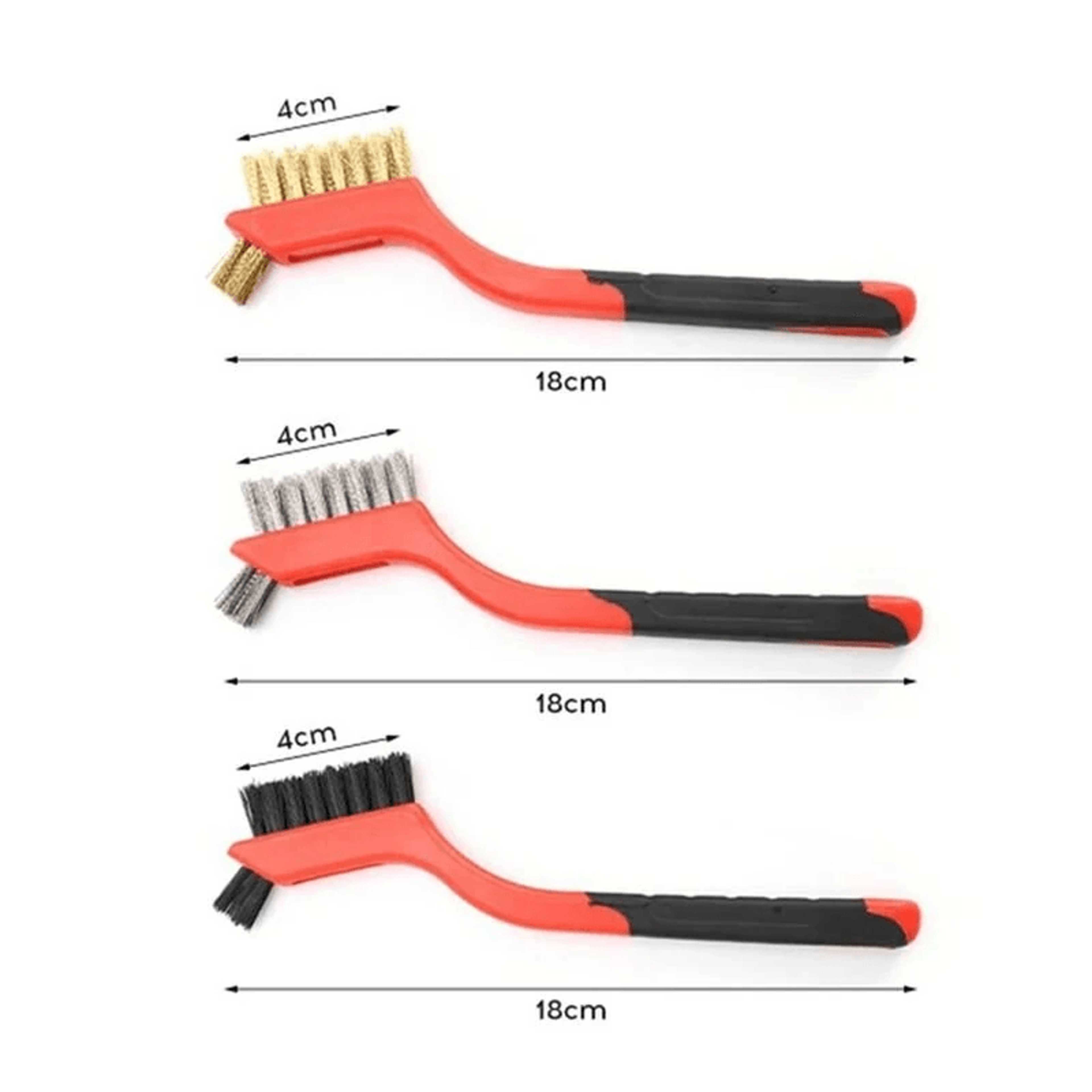 Wire Brush Set For Rust Removal Metal Cleaning And Polishing 7