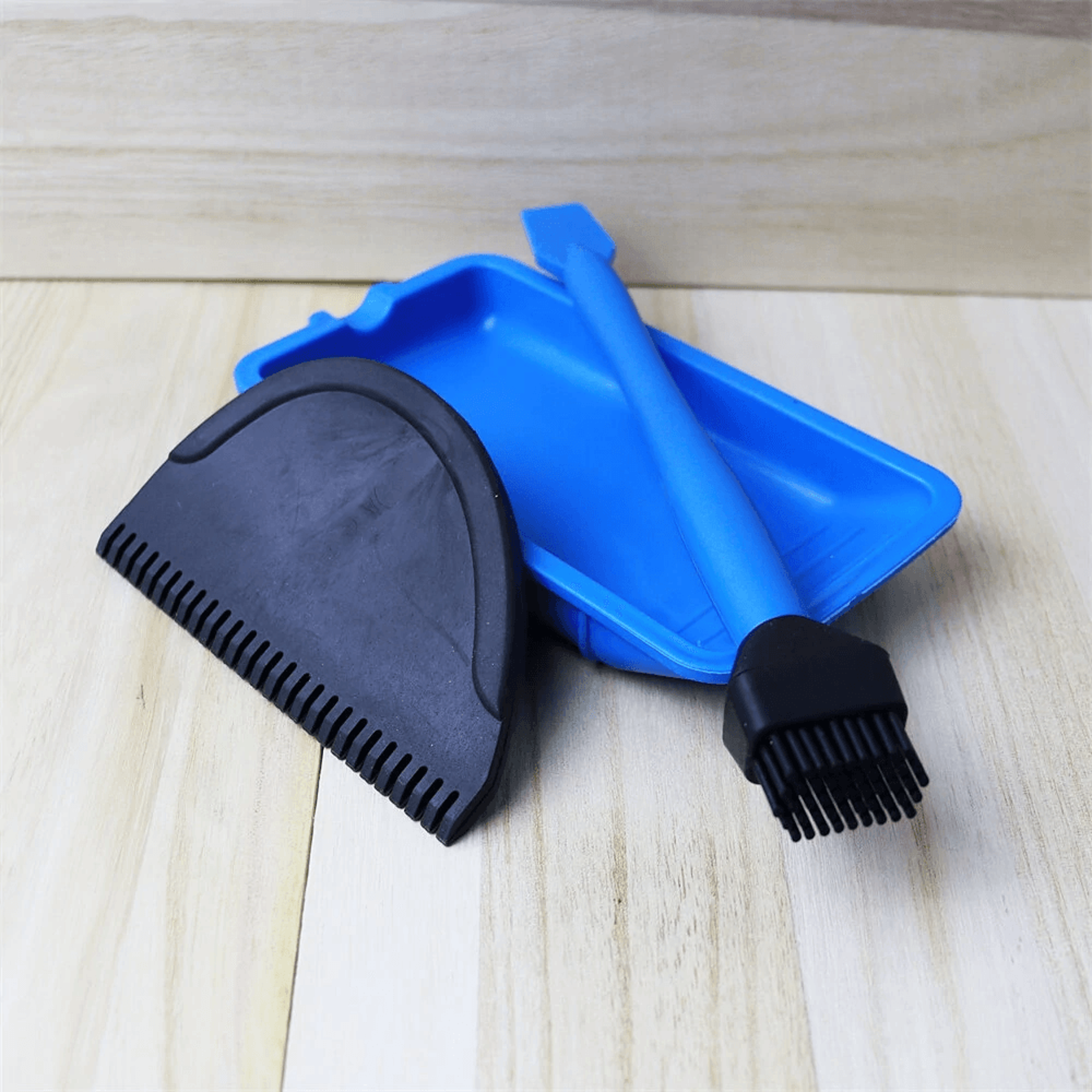Reusable Silicone Glue Applicator Kit With Brush Tray And Woodworking Glue Spreader 6