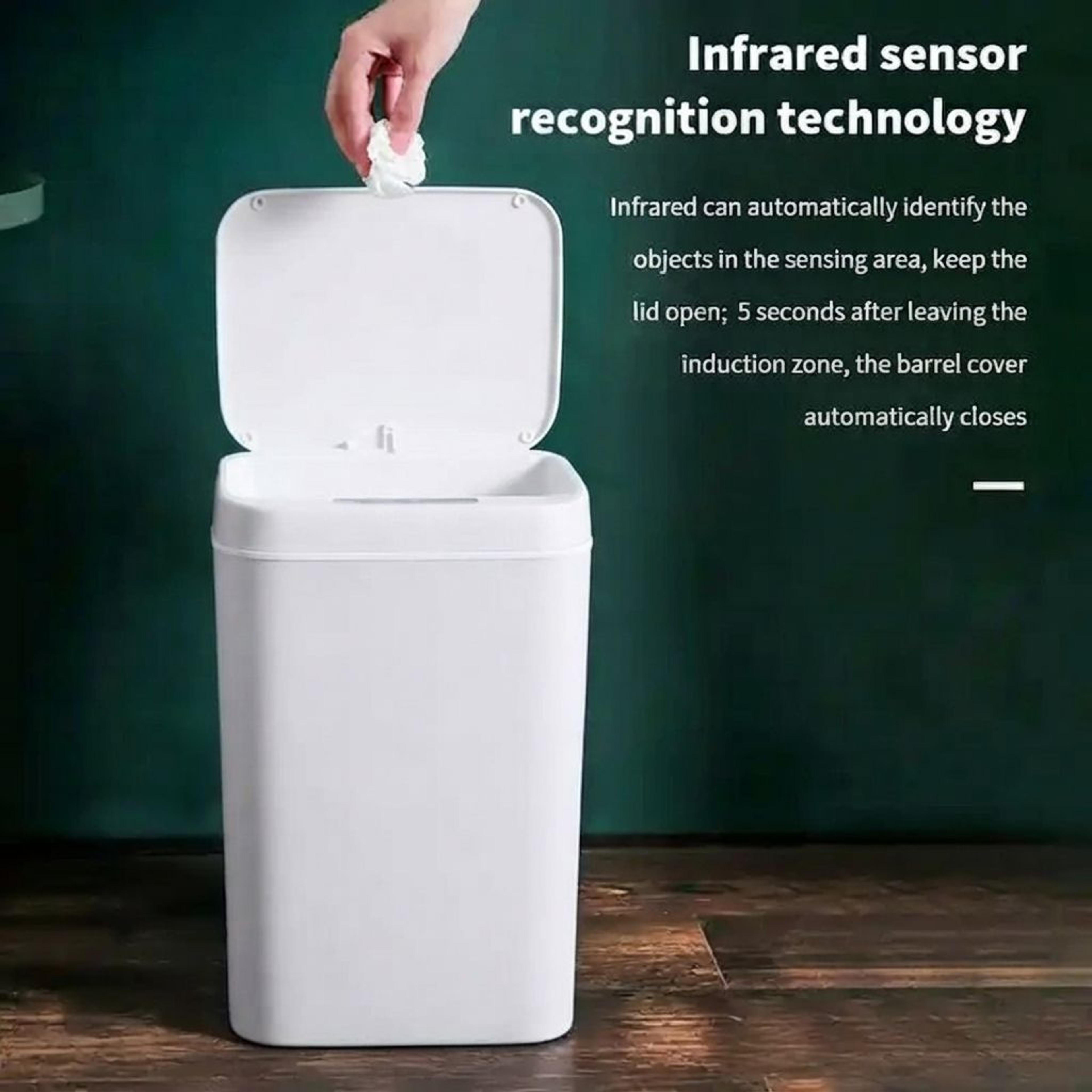 Touchless Trash Can With Motion Sensor And Rechargeable Battery 2