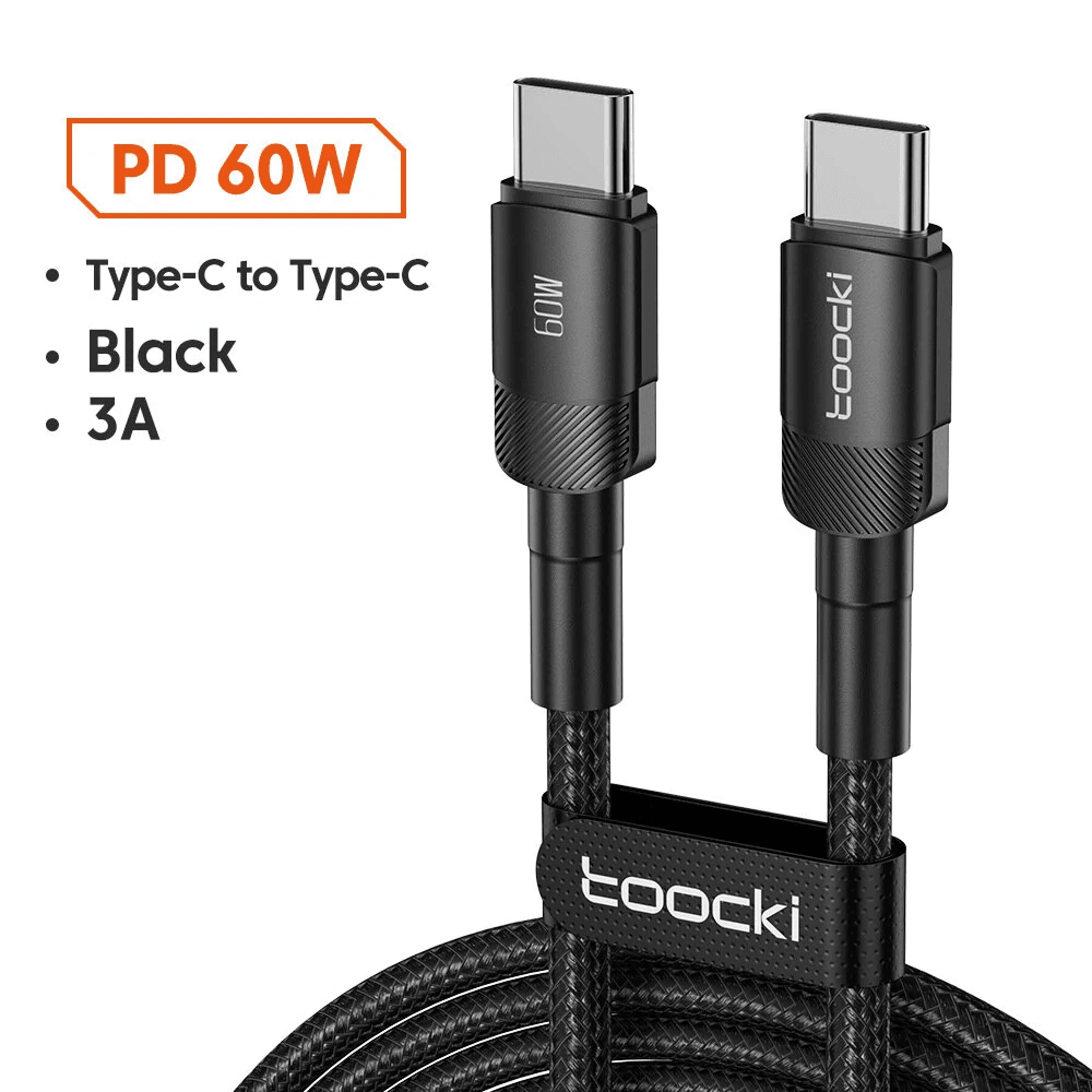 USB C To USB C Fast Charging Cable For Phones Tablet And Laptop 6