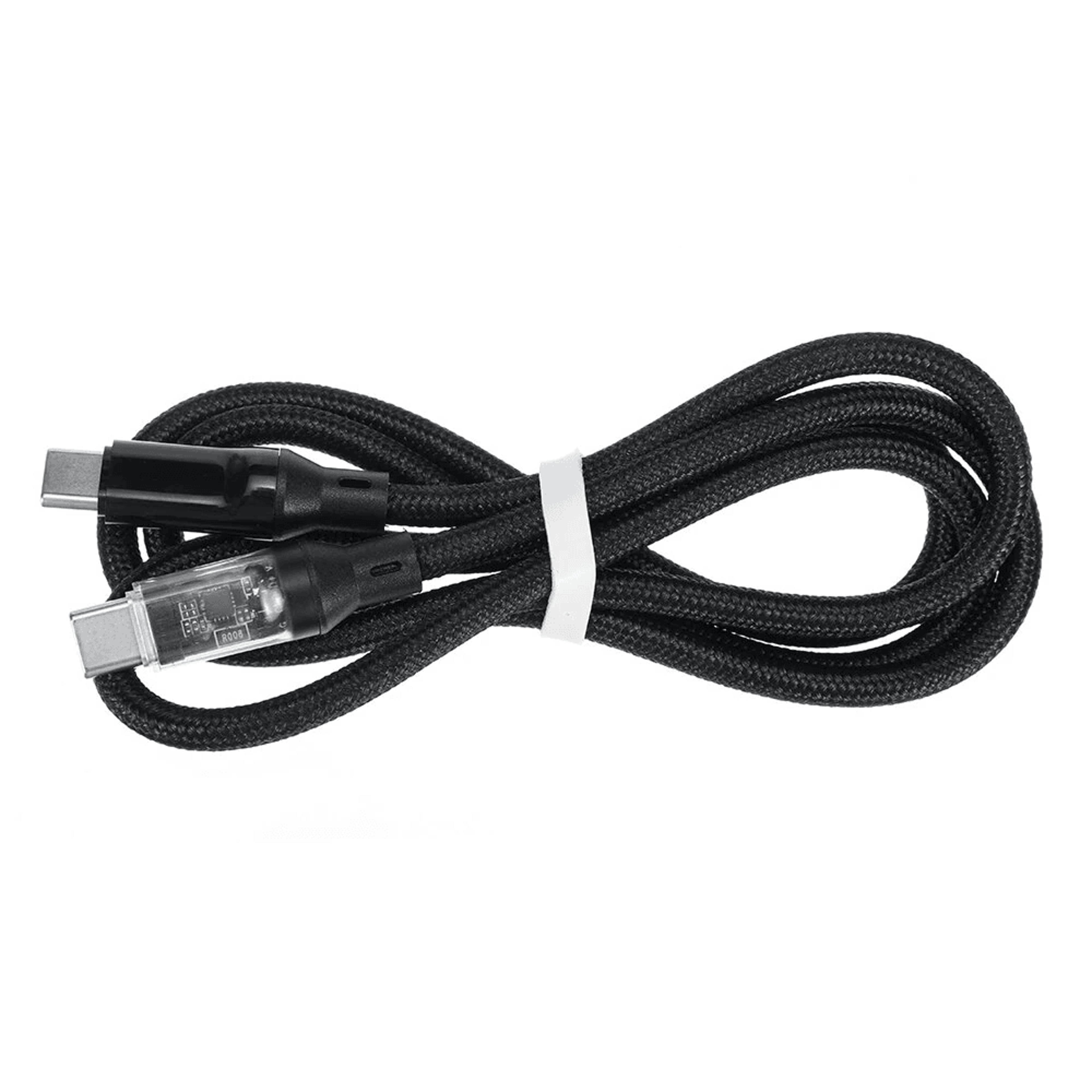 Digital Display USB A To Type C Fast Charging Cable 5
