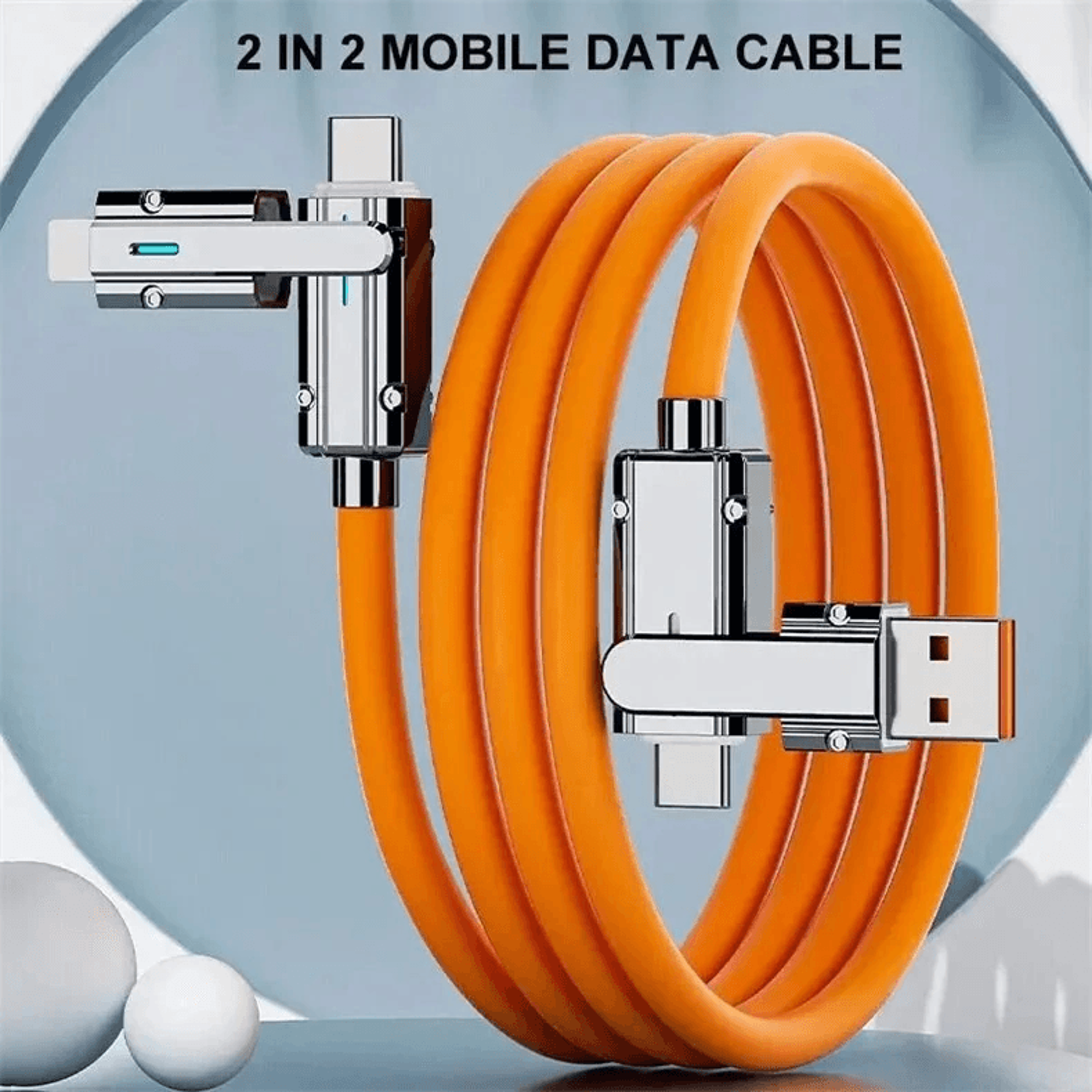 Fast Charging Cable USB C And Lightning Data Cable 5