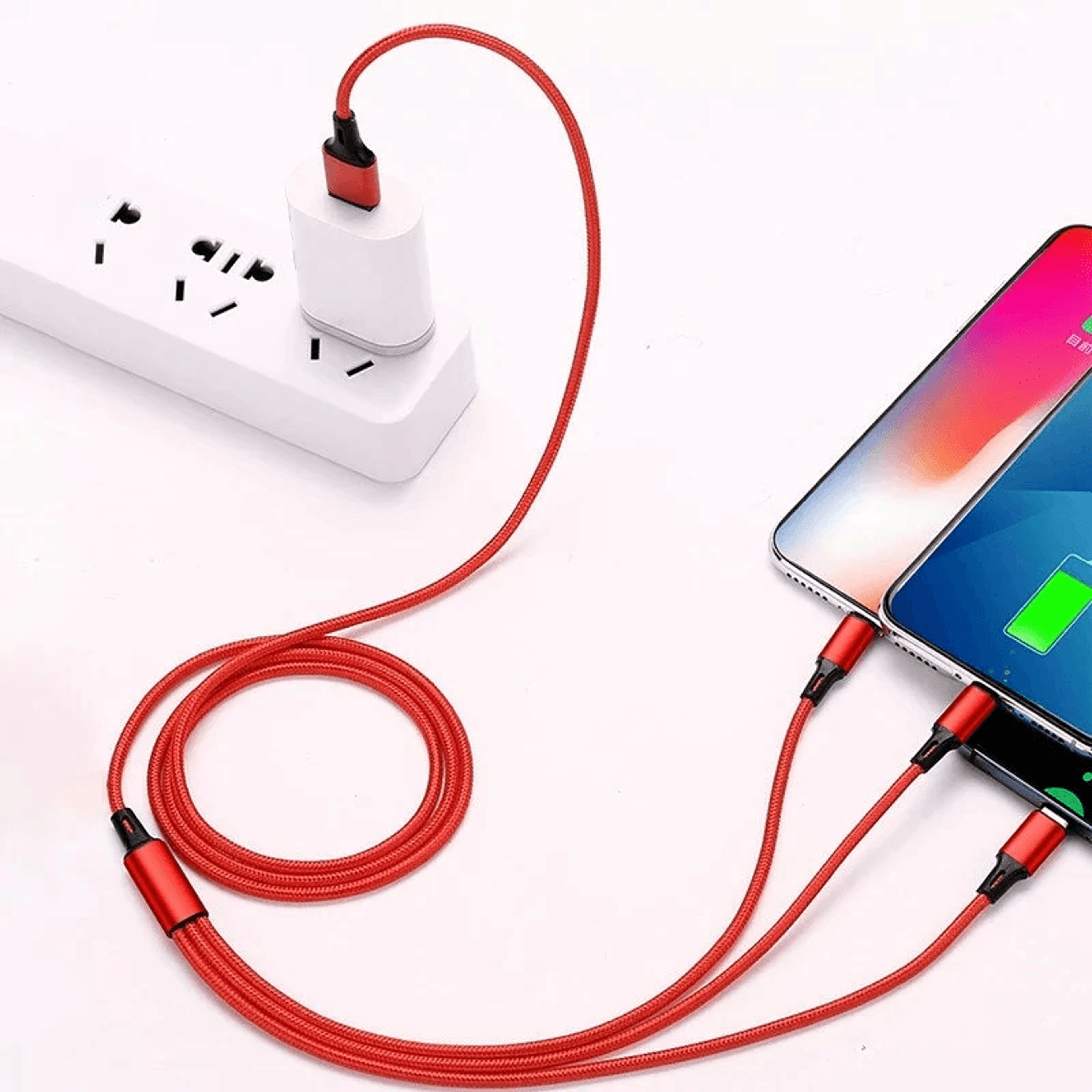 Fast Charging Cable With USB A Connector And Durable Nylon Braided Design 1