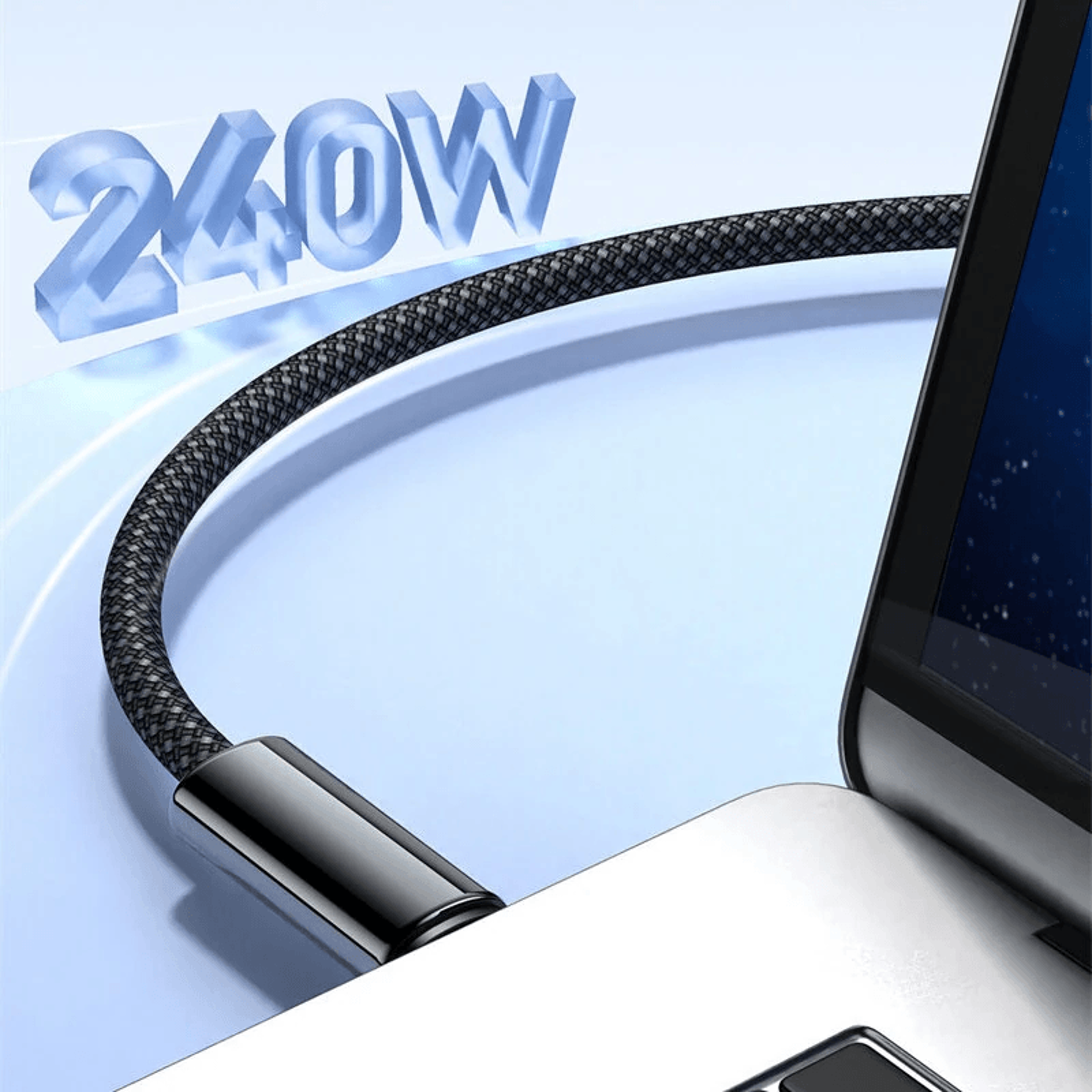 USB C Fast Charging Cable With Magnetic Self Organizing Design 2