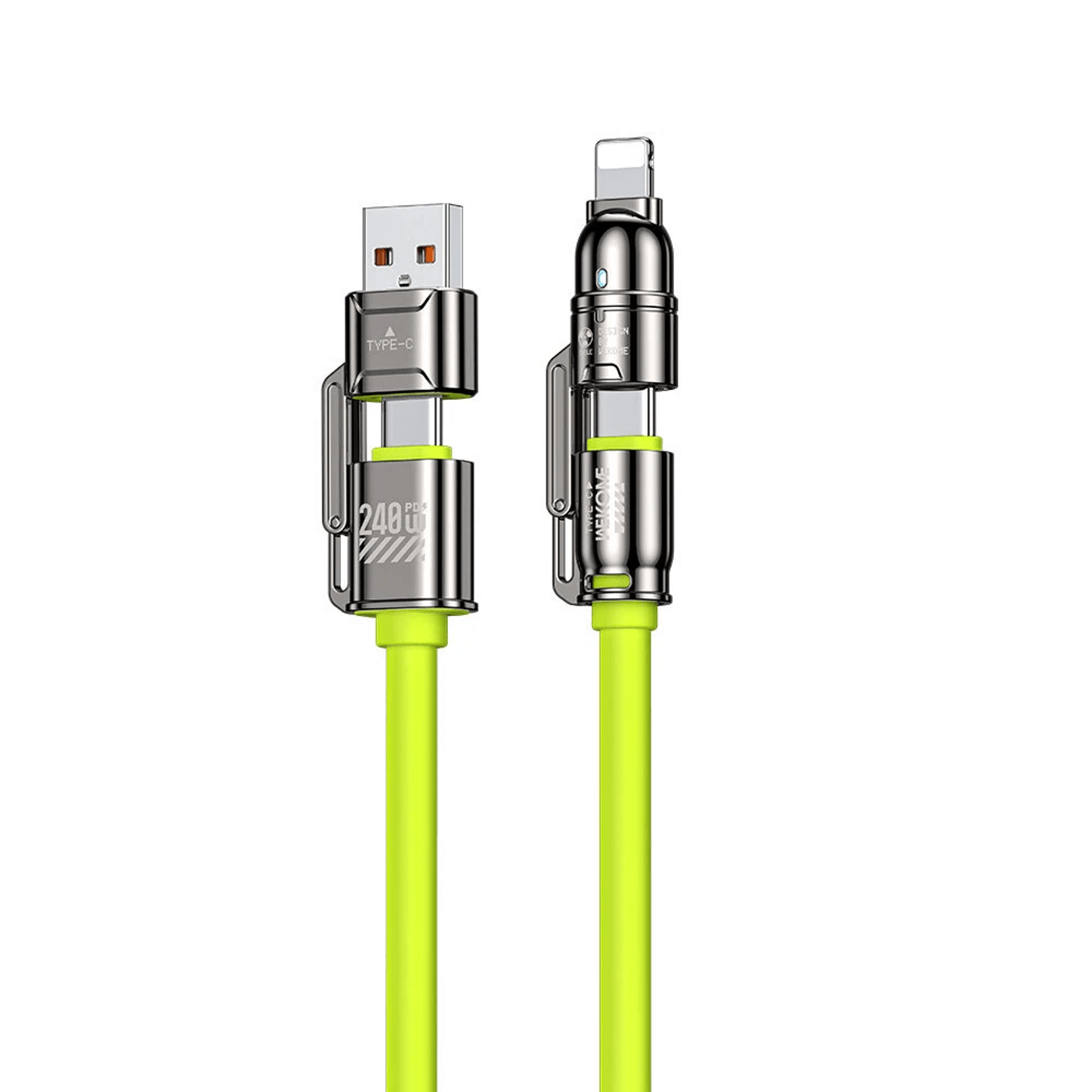 Fast Charging Cable With USB And Lightning Connectors 6
