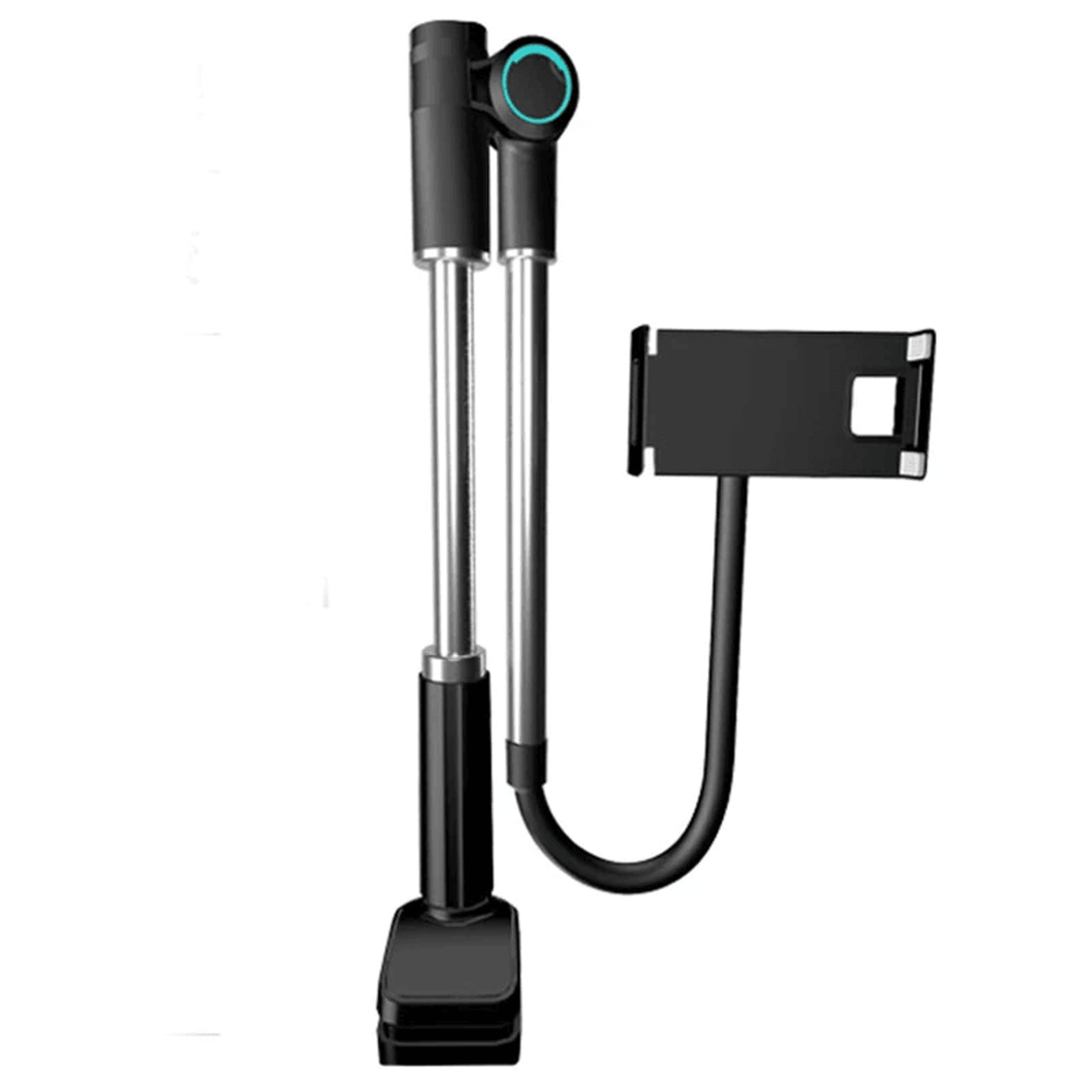 foldable phone holder adjustable overhead phone stand for desk bed and live streaming