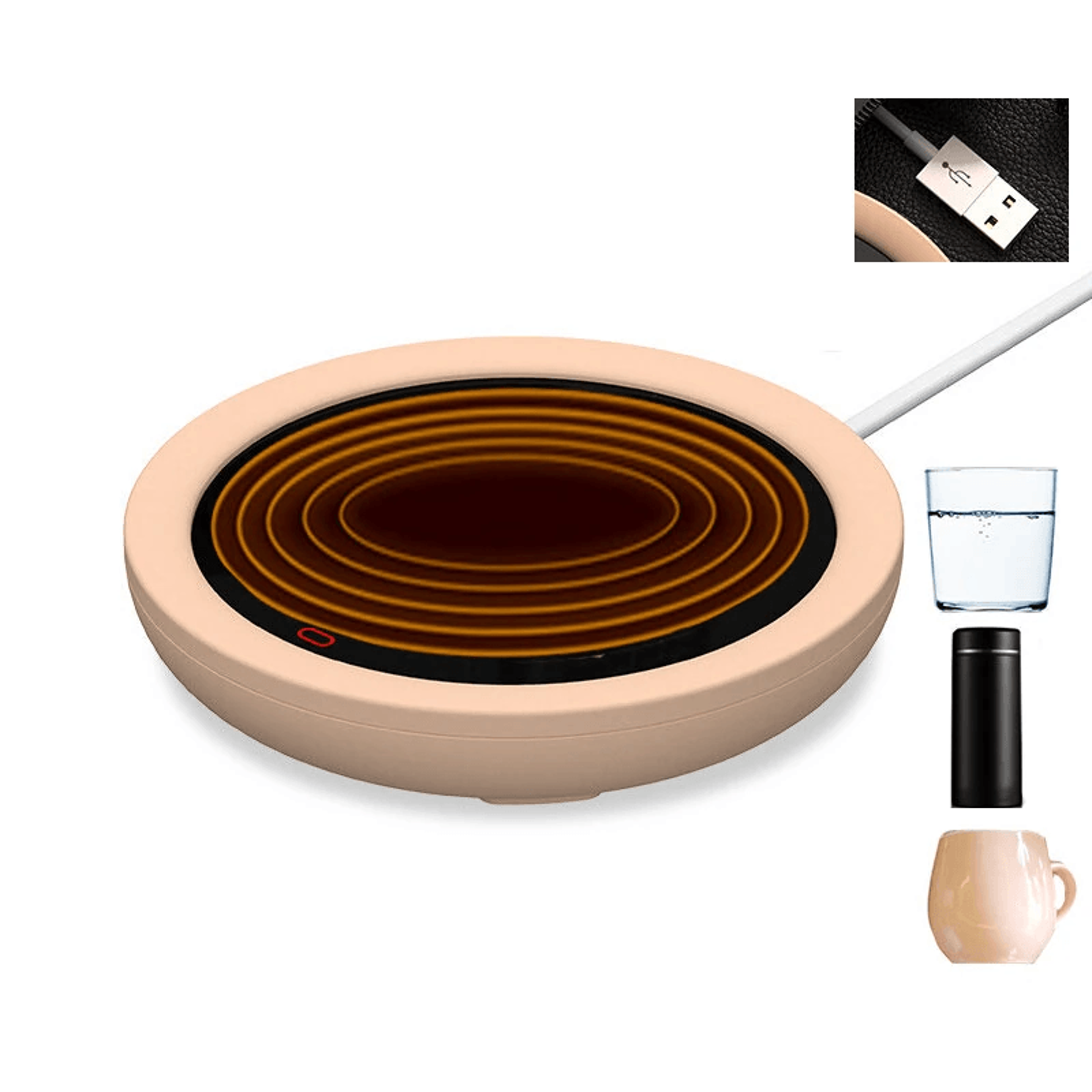 USB Electric Cup Warmer Heating Pad For Coffee Tea And Milk 0