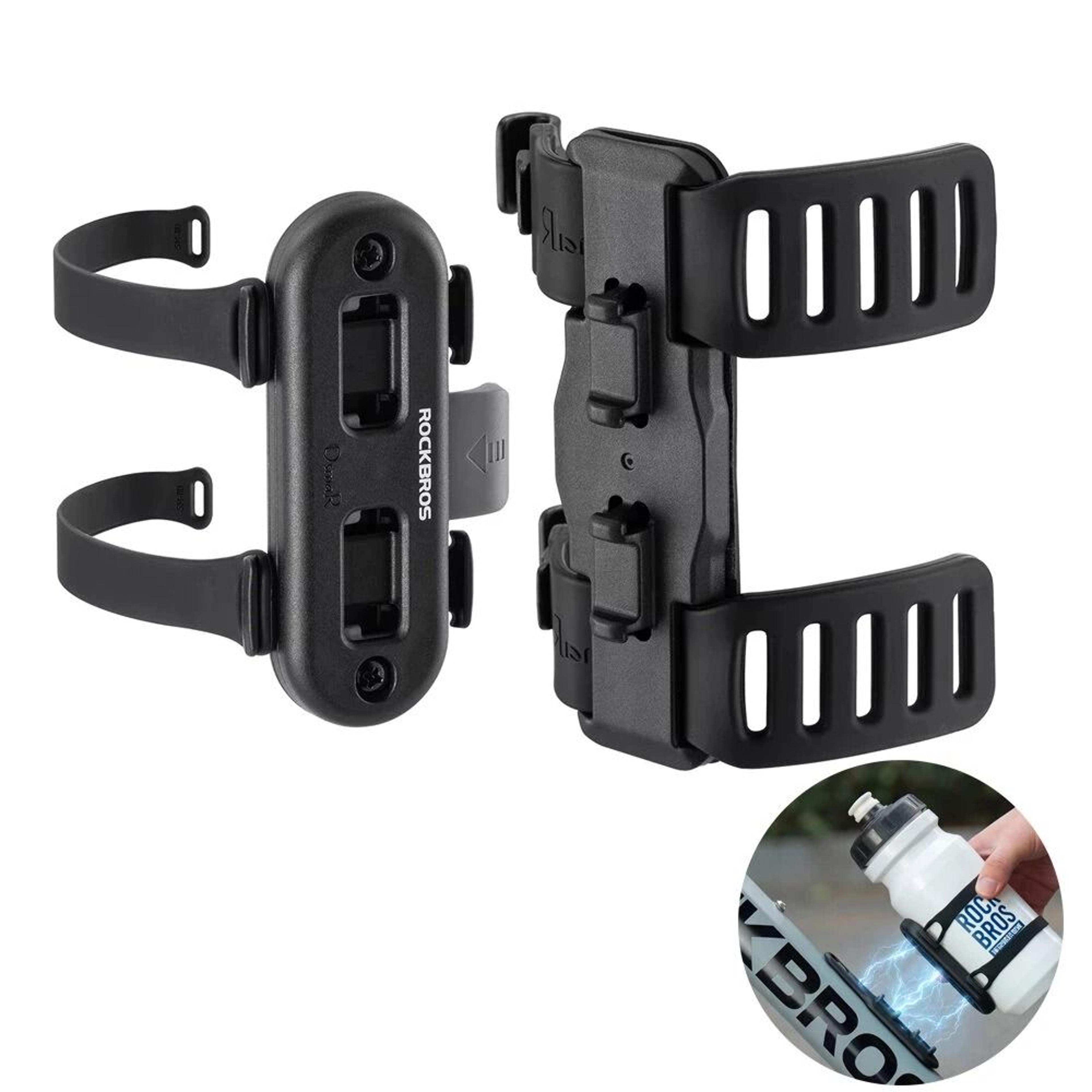 Magnetic Quick Release Bike Bottle Holder With Universal Adjustable Strap 6