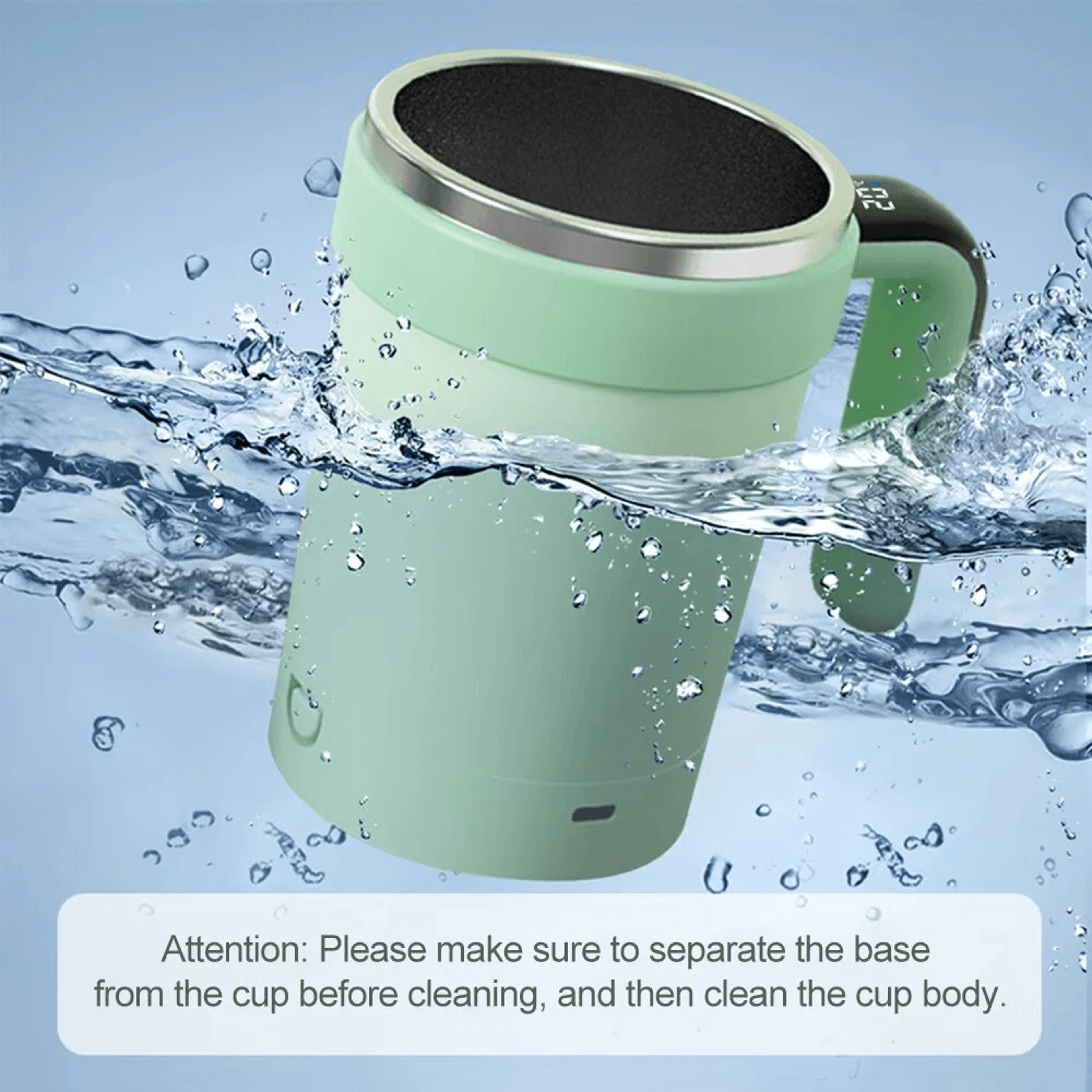 Automatic Magnetic Self Stirring Mug With USB Charging Straw And Lid 6