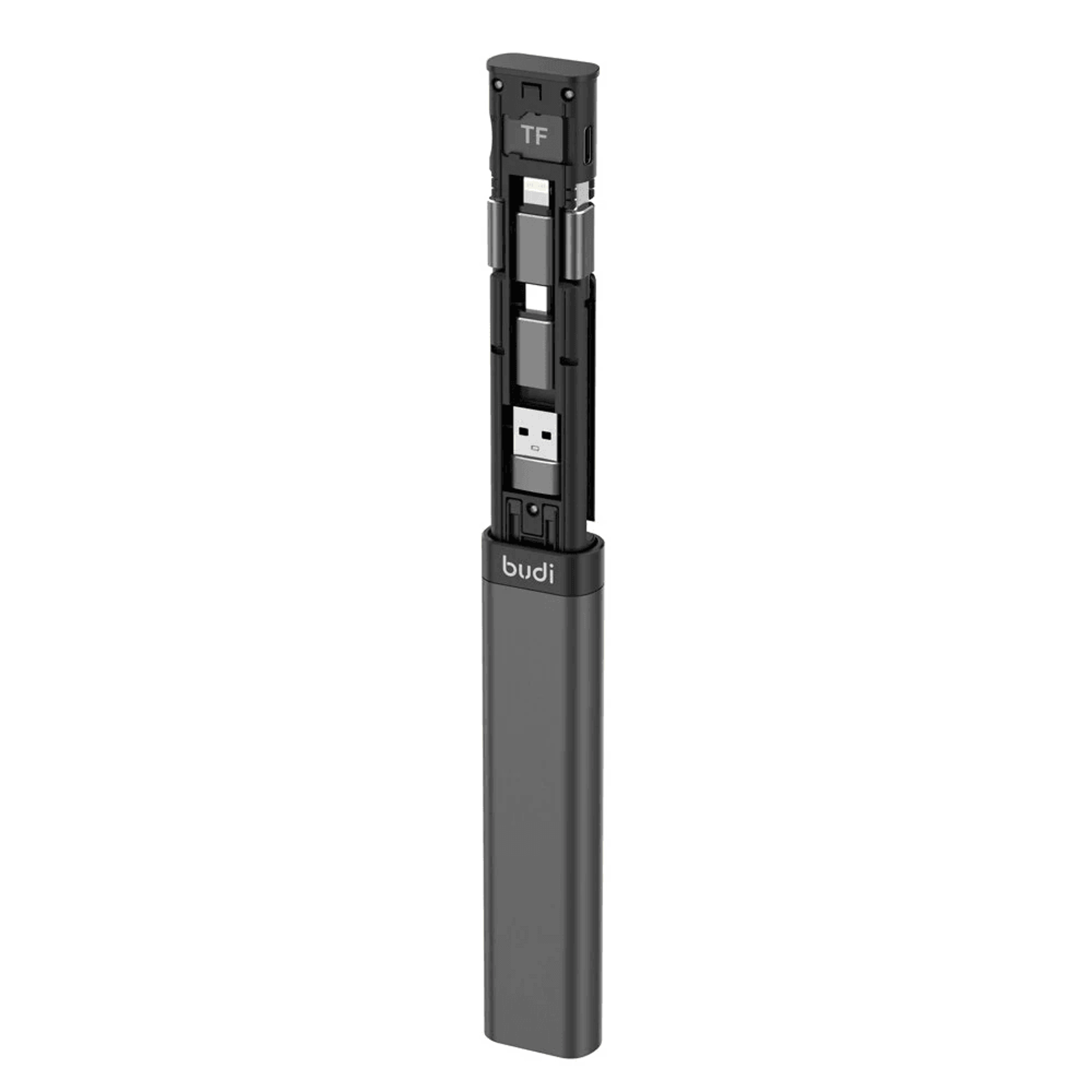 Multifunctional Cable Adapter Kit With TF Card Reader And SIM Storage 5