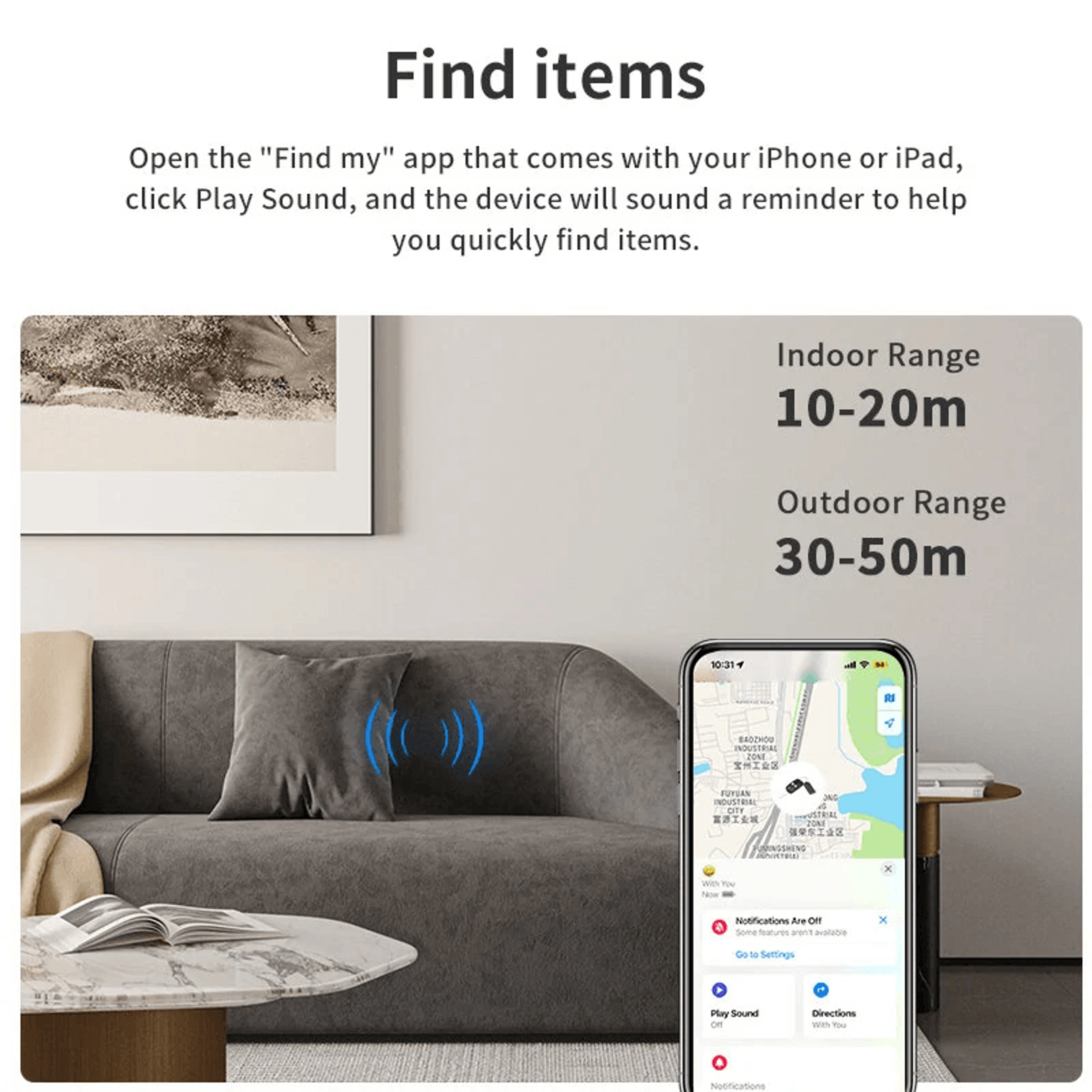 Mini Smart Item Tracker For IOS Find My Keys Luggage Pets And Bags 4