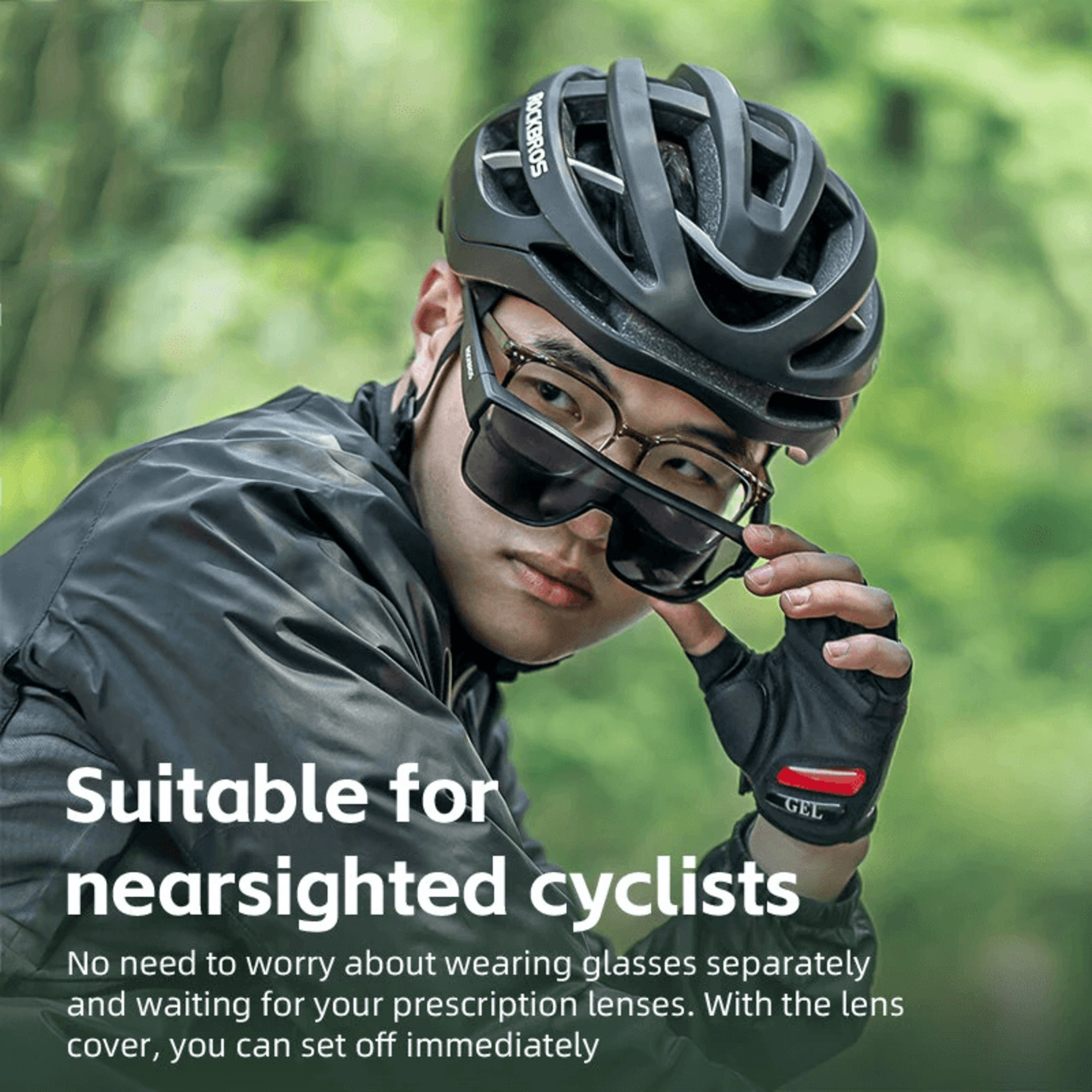 Polarized Cycling Glasses With UV Protection And Myopia Insert 3