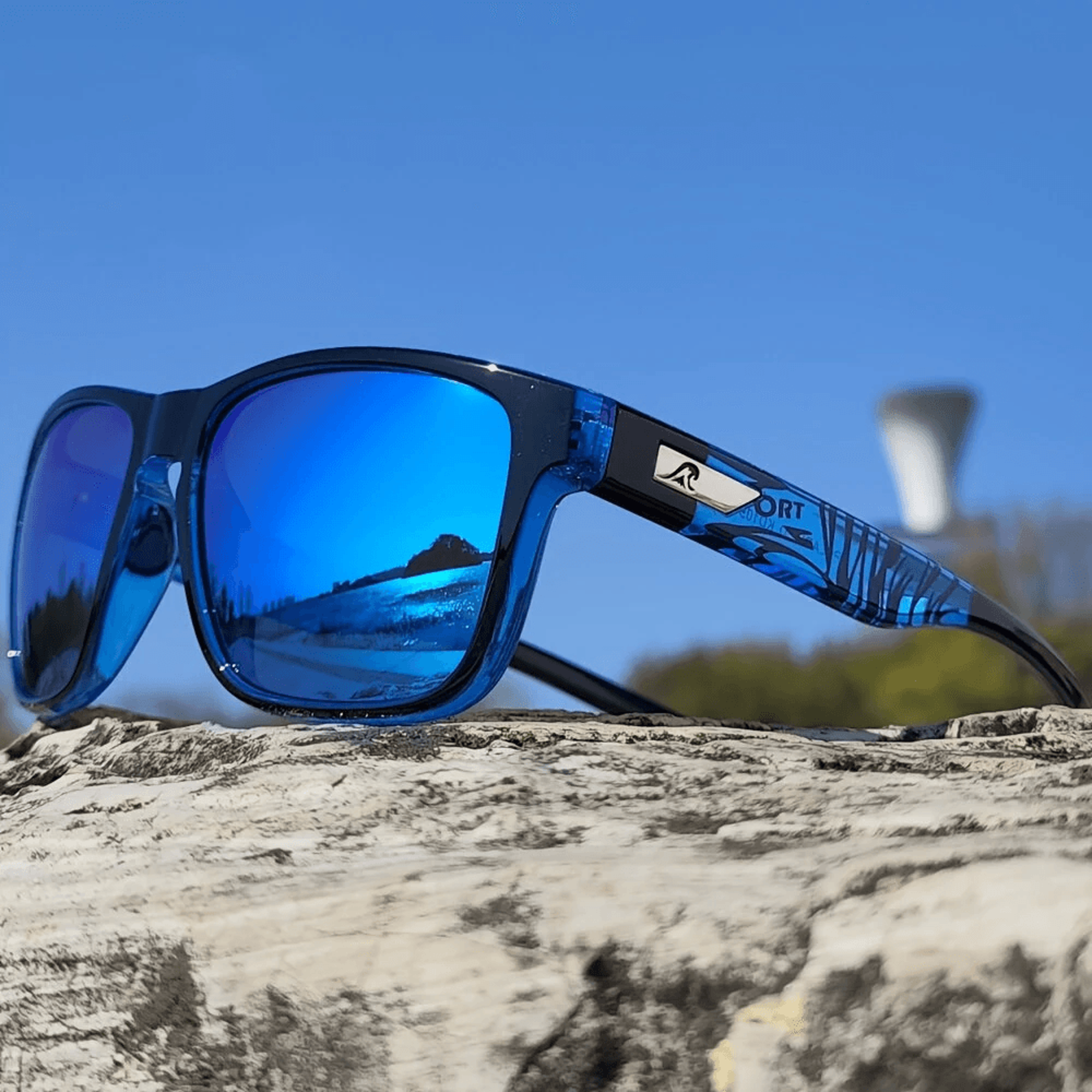 Classic Square Polarized Sunglasses With Protection For Driving Fishing And Cycling 2