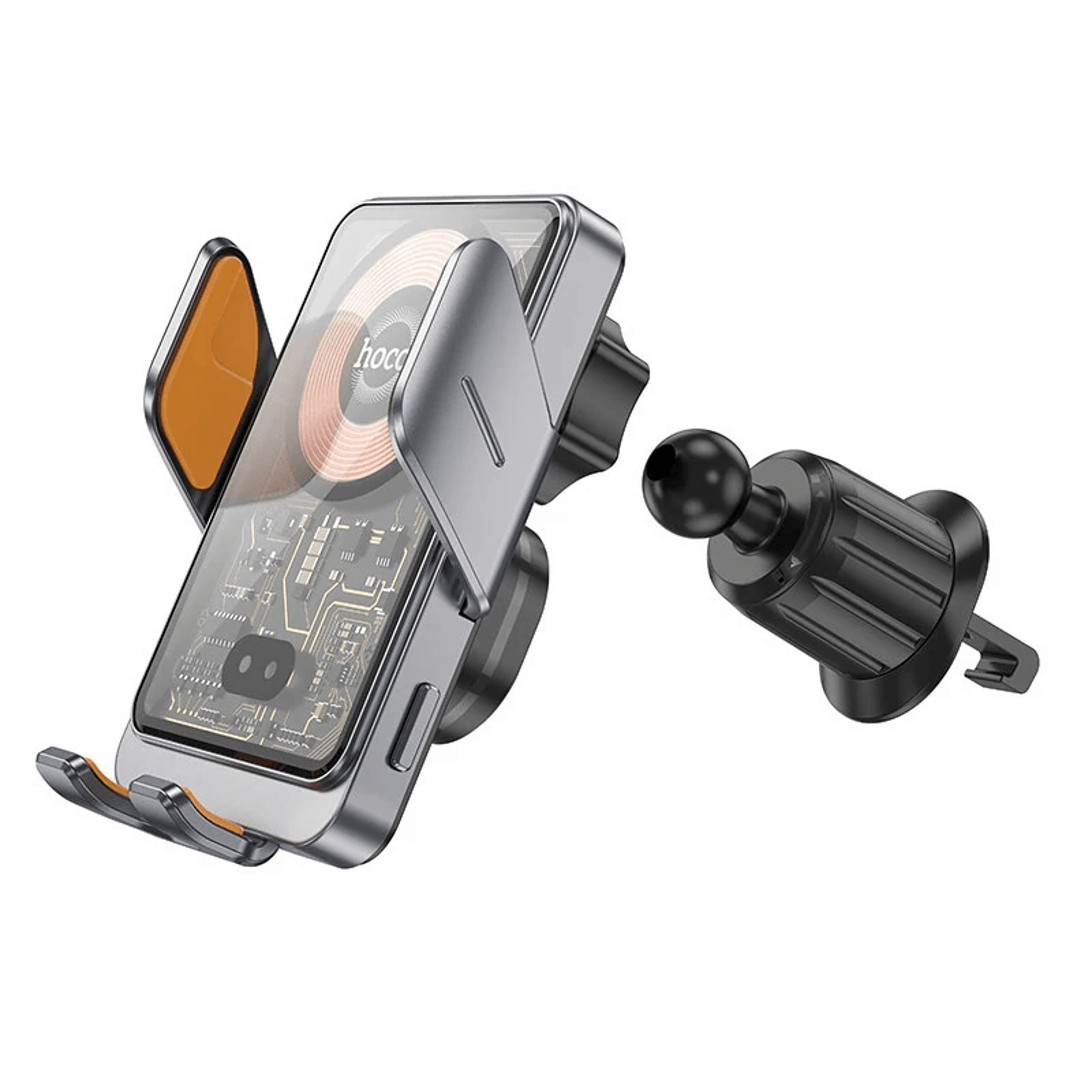 Fast Wireless Car Charger With Auto Clamping Phone Mount 6