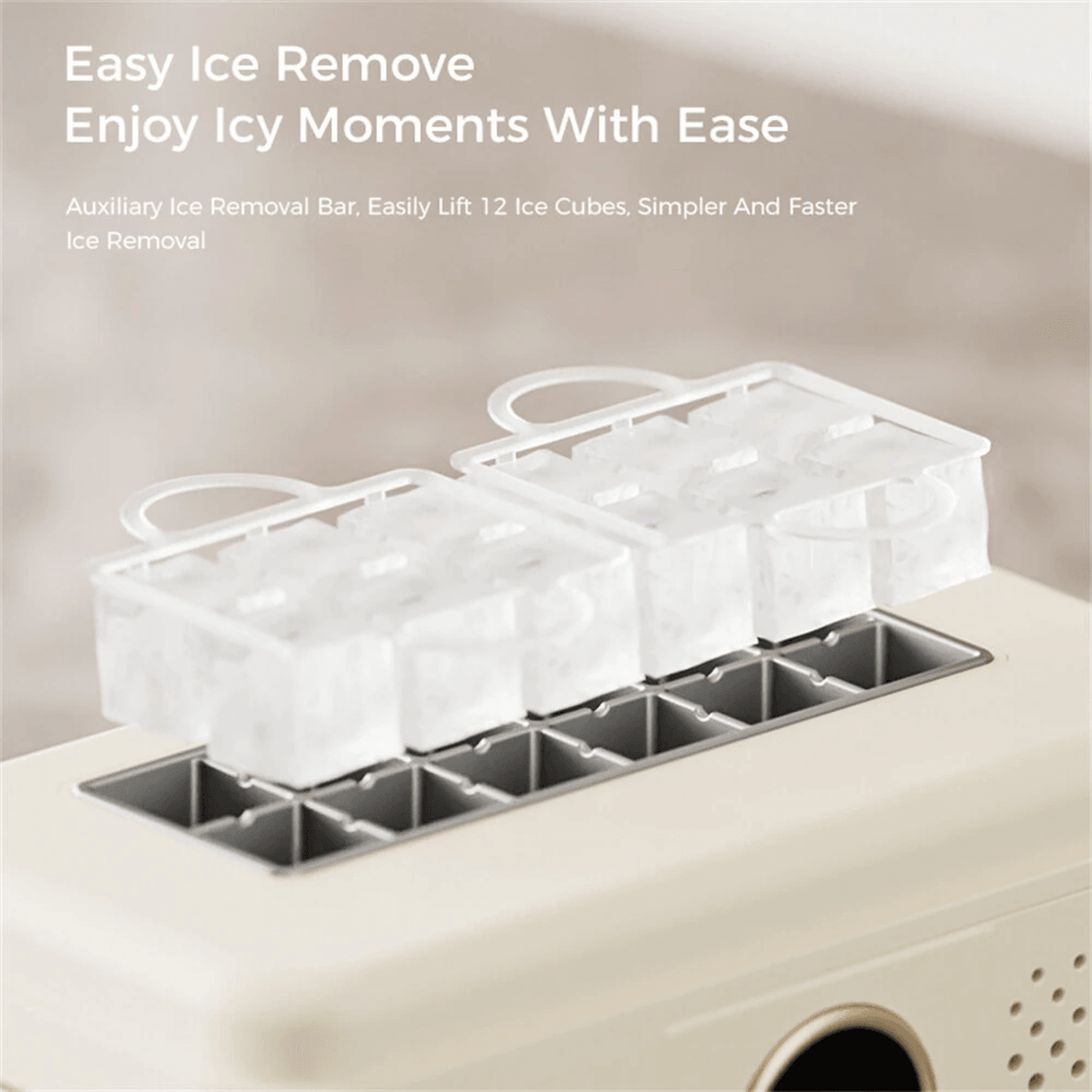 Portable Countertop Ice Maker Compact Cube Ice Machine For Home Office And Camping 5