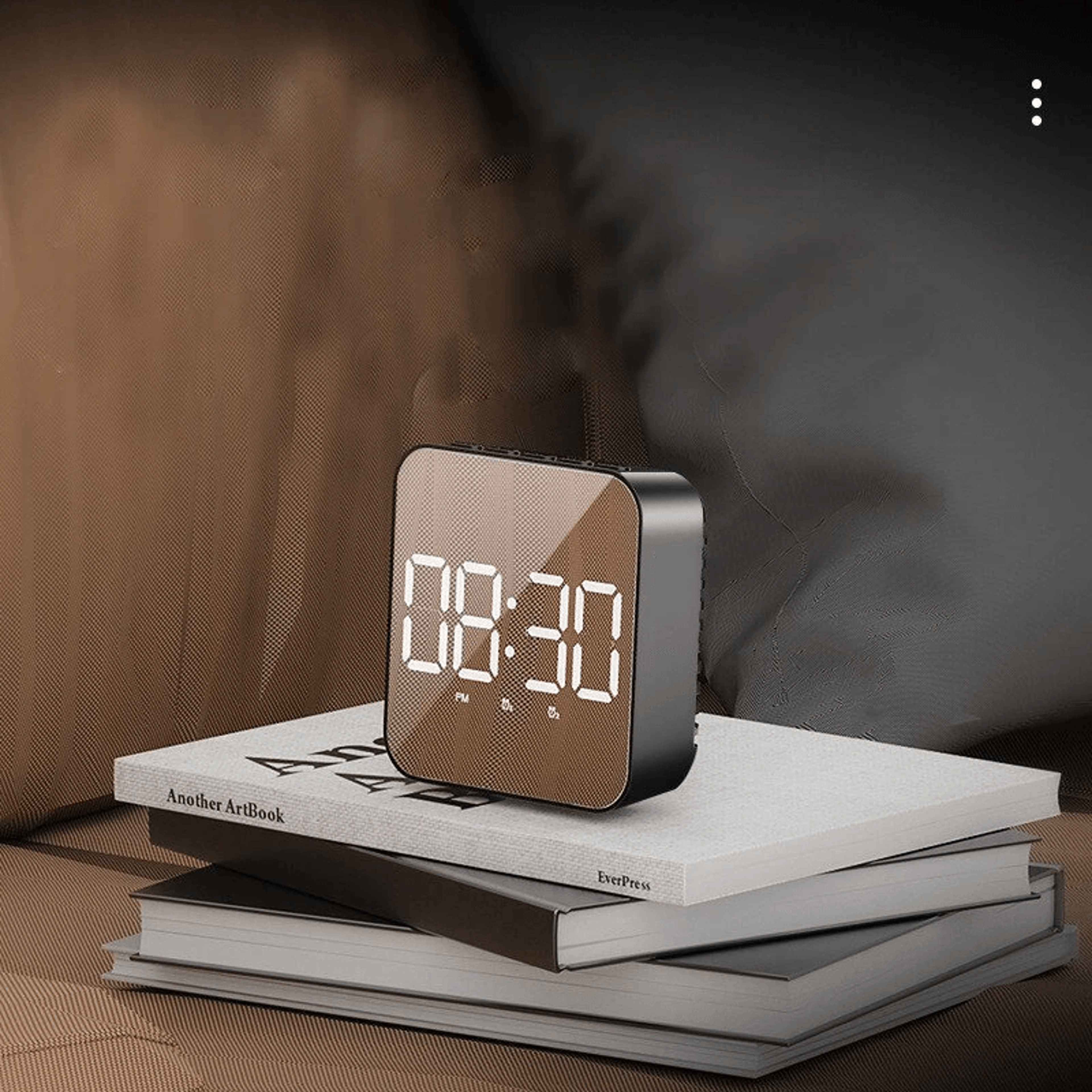 Voice Controlled LED Digital Alarm Clock With Large Display And Temperature Monitor 6