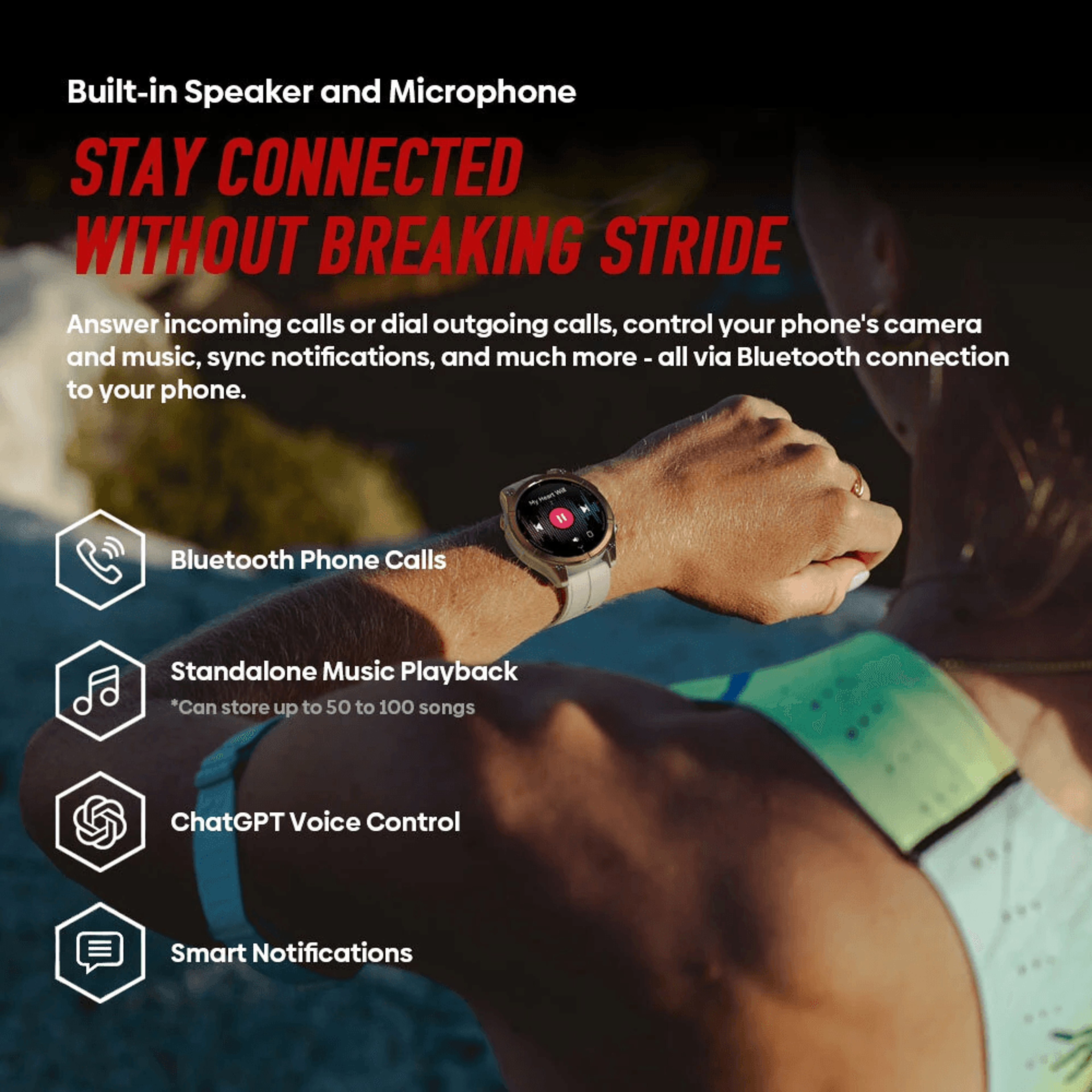 GPS Smart Watch With AMOLED Display Offline Maps Bluetooth Calling And Multi Sport Tracking 2