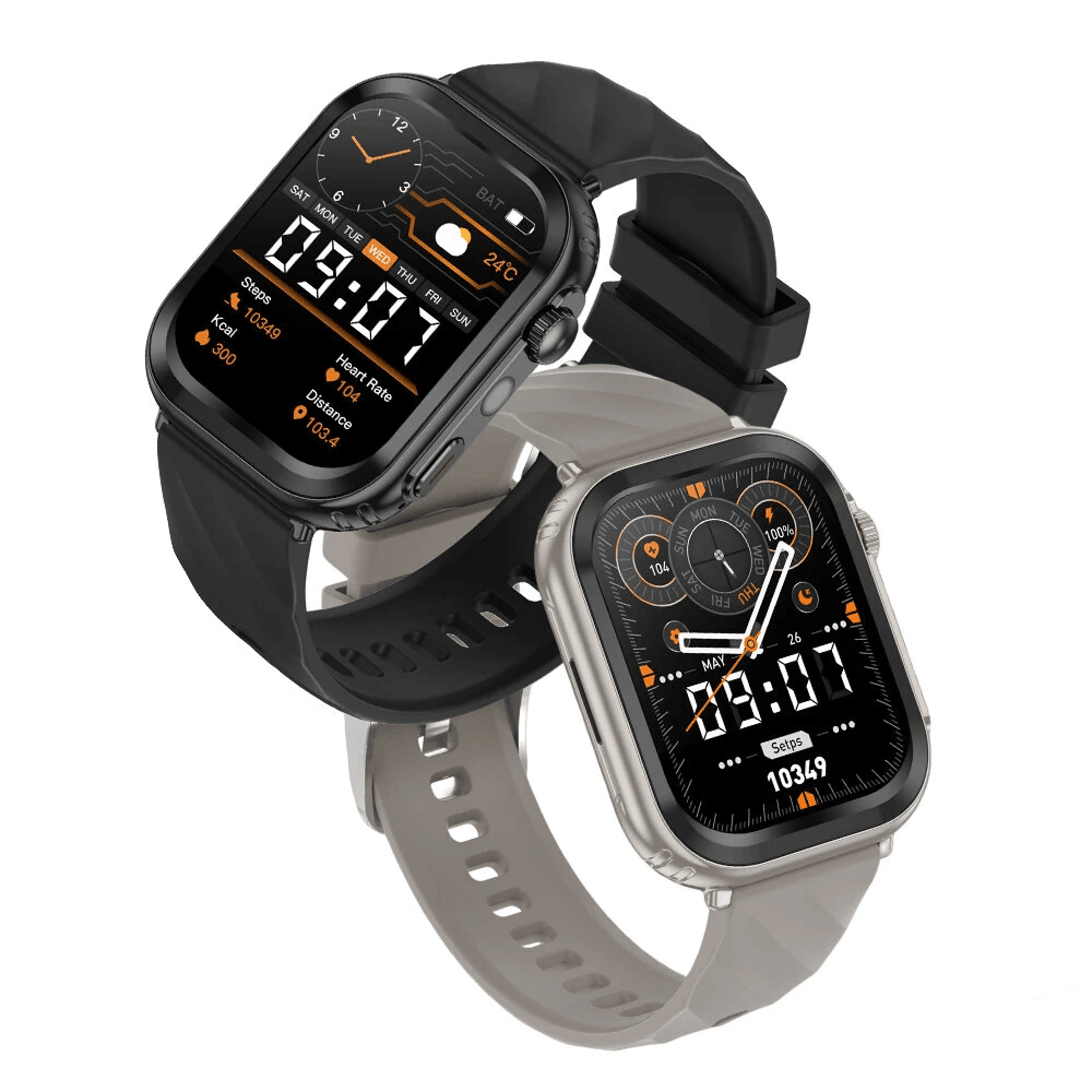 HD Screen Smart Watch With Display Battery Bluetooth Calling And Health Monitoring 0