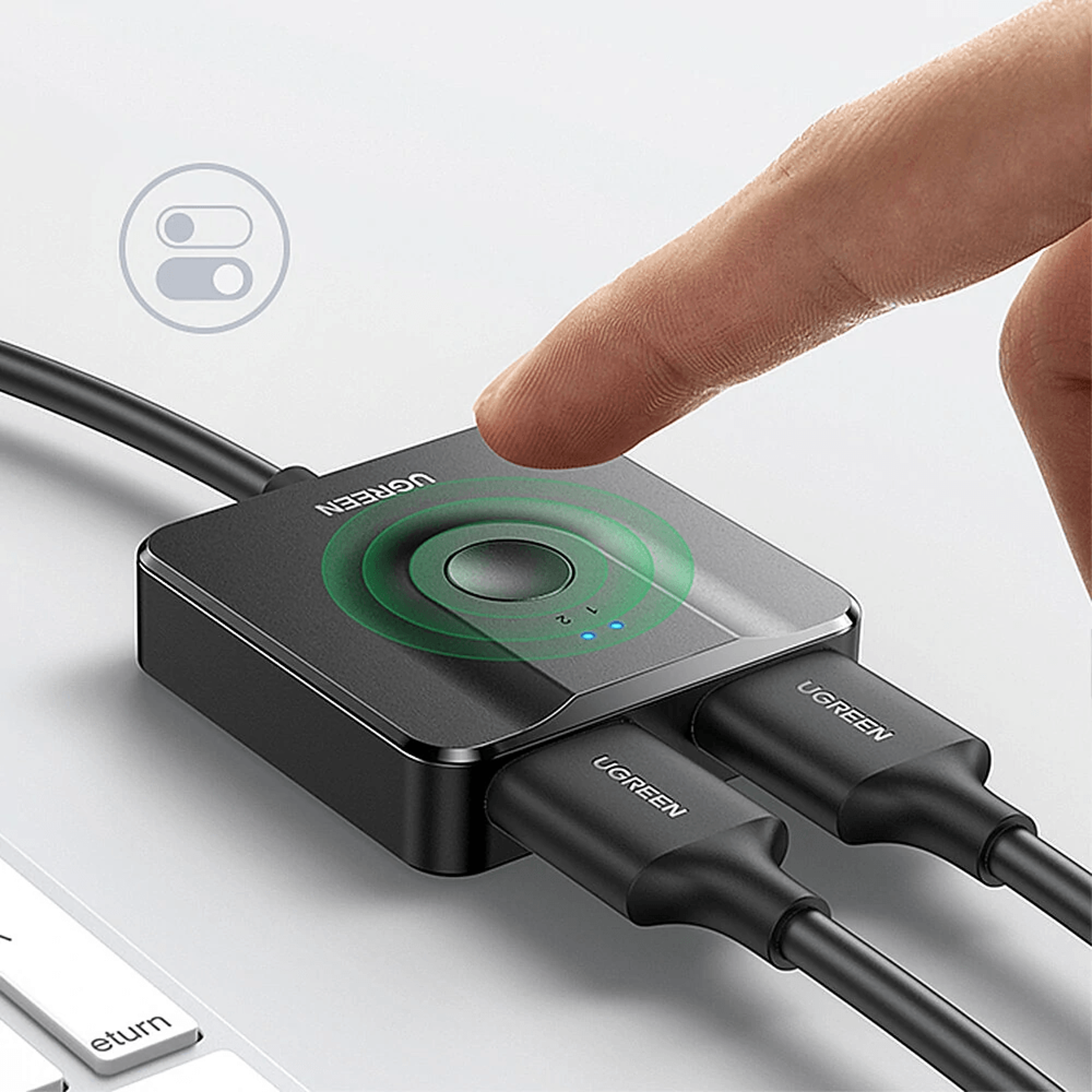 Bidirectional HDMI Switch Out With HDMI Cable 1