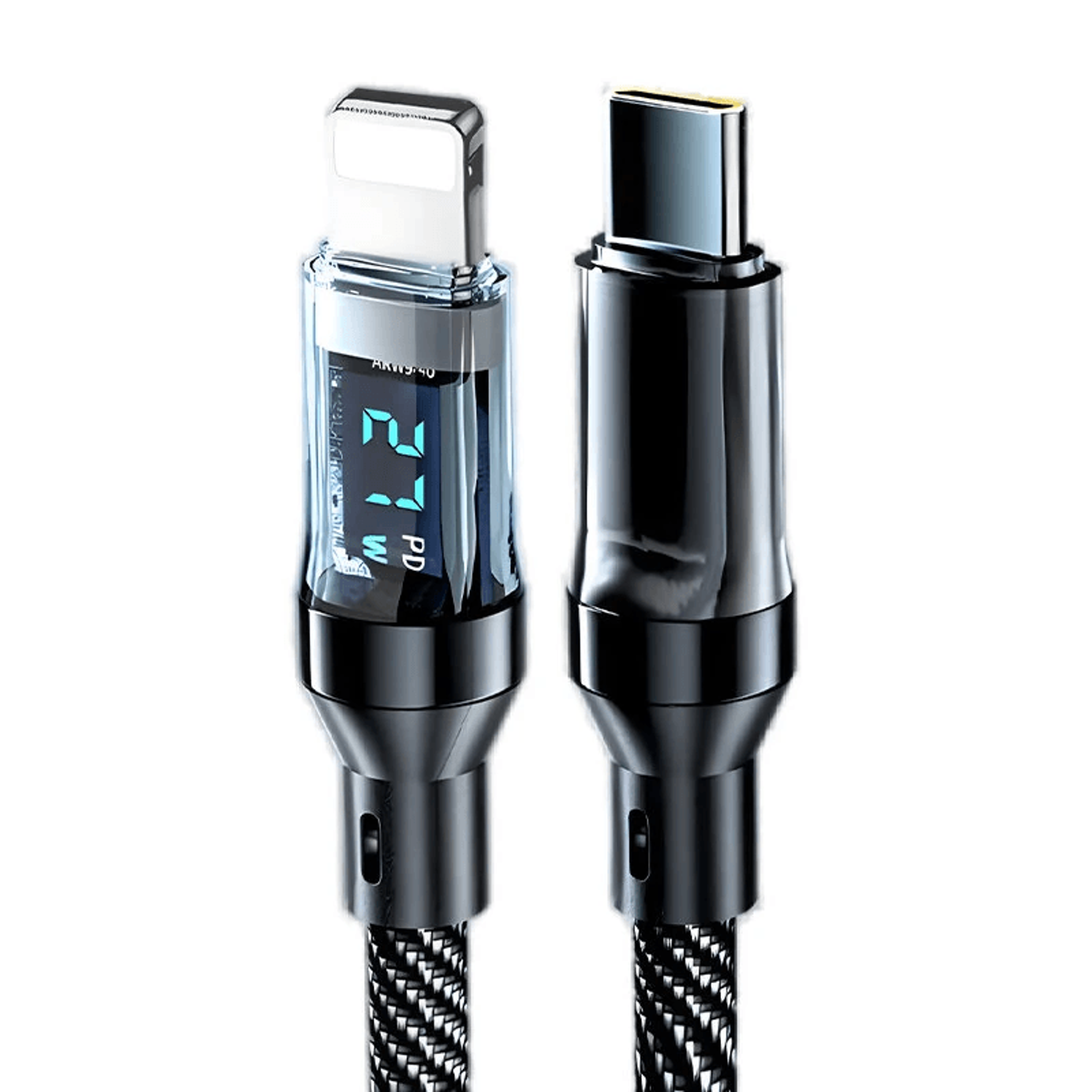USB A To Type C Cable With Digital Display Fast Charging And Data Transfer 10