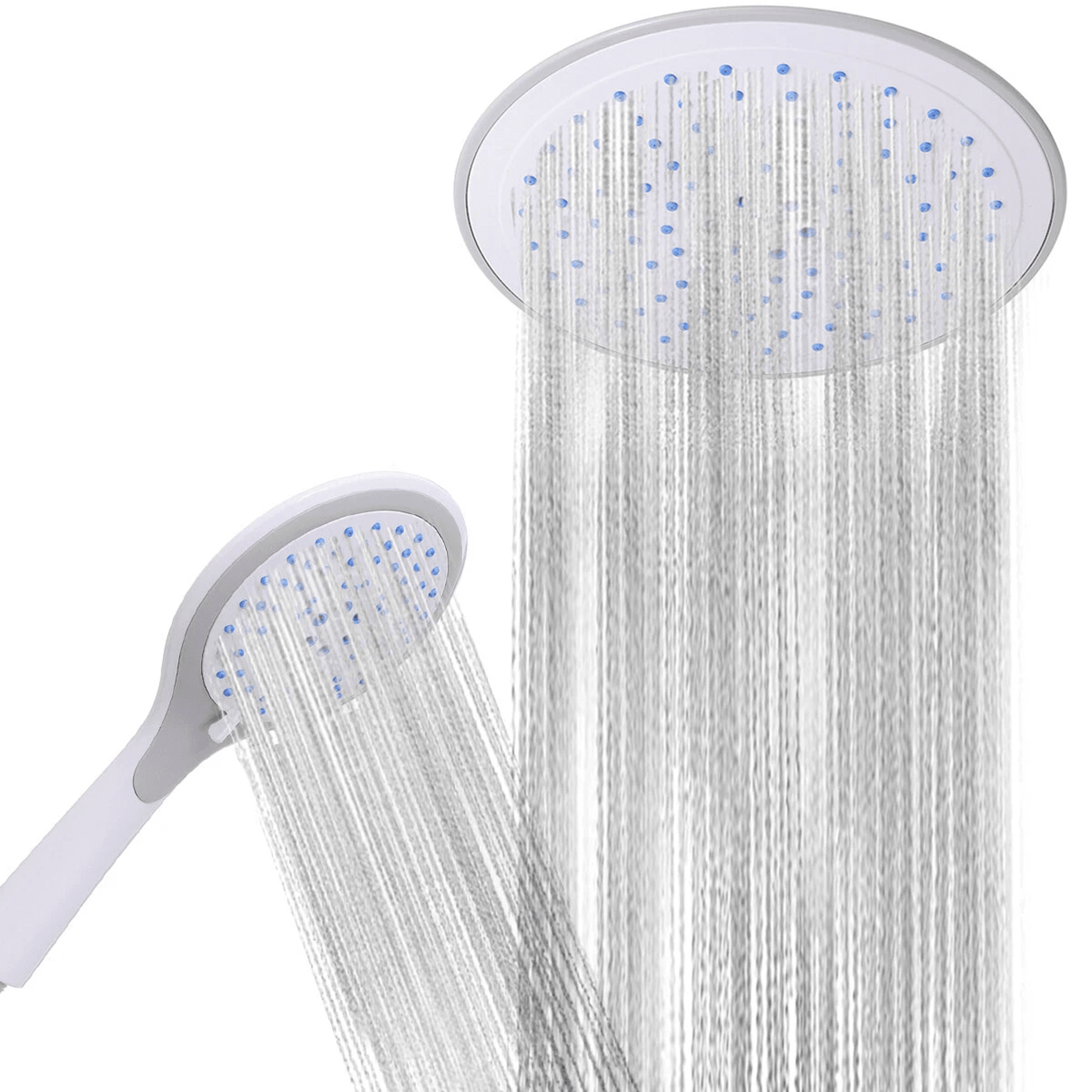 Rainfall And Handheld Shower Head Set With High Pressure Design 1