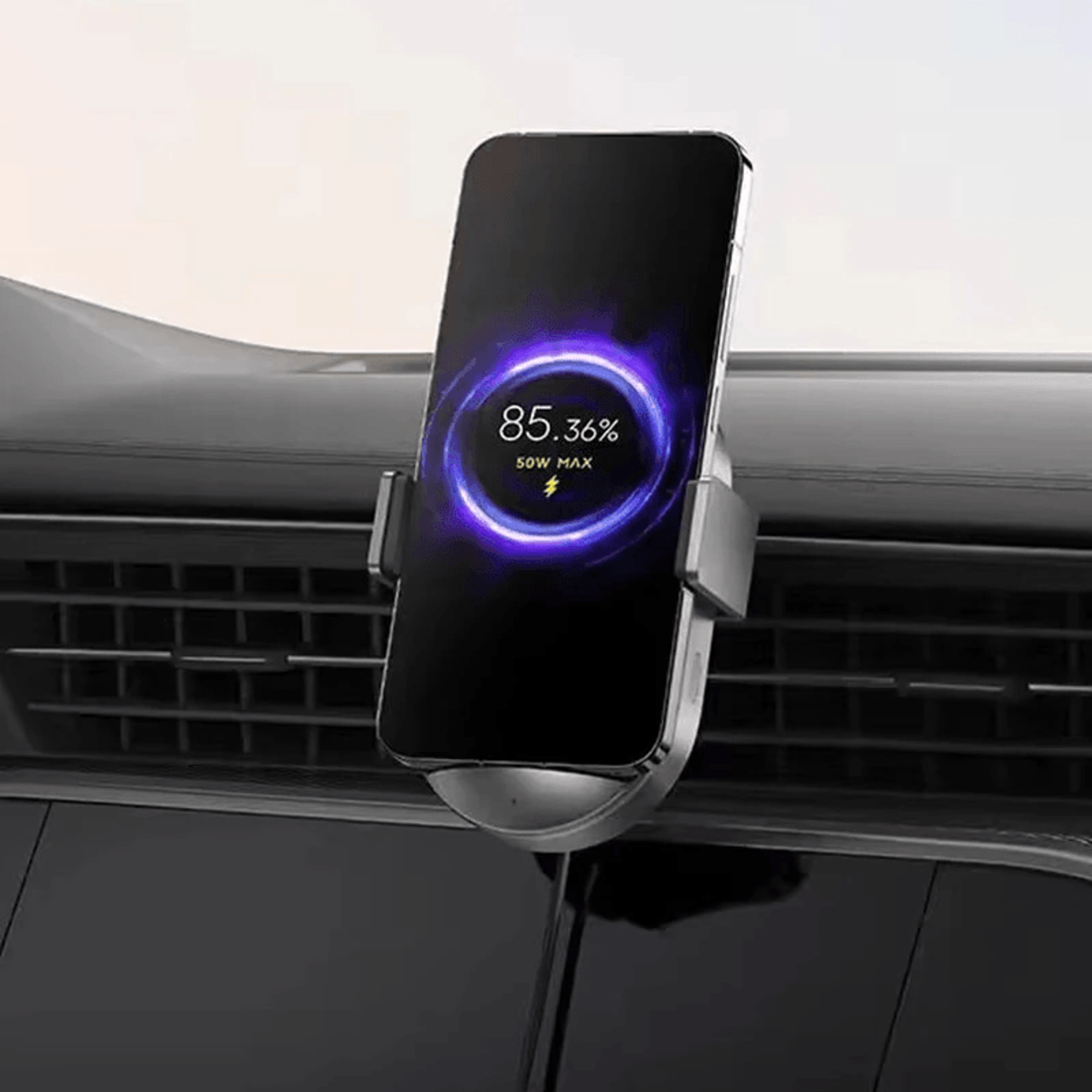 Wireless Car Charger Mount With Auto Clamping And Cooling System 4