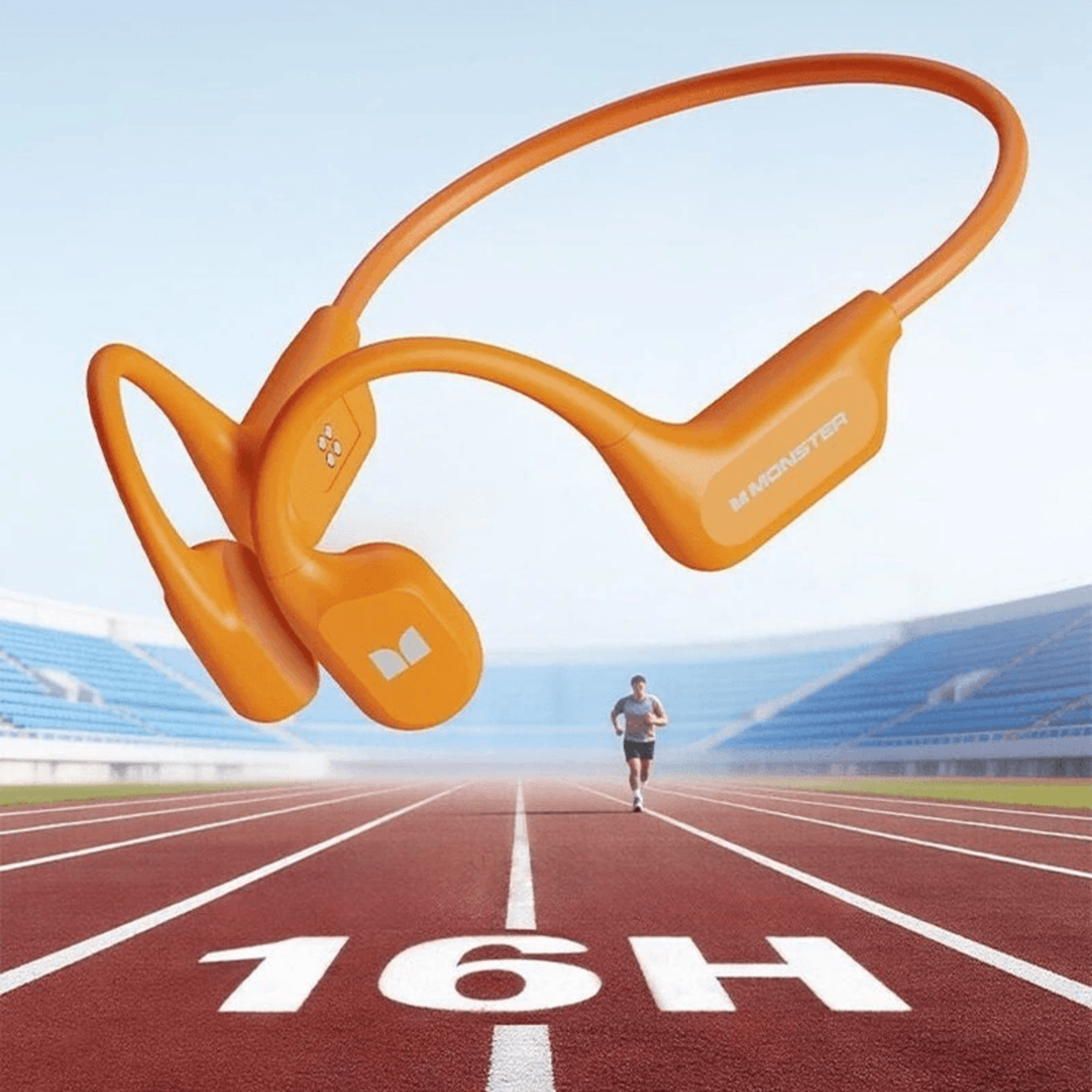 Bone Conduction Headphones Wireless Bluetooth Waterproof Open Ear Neckband 1