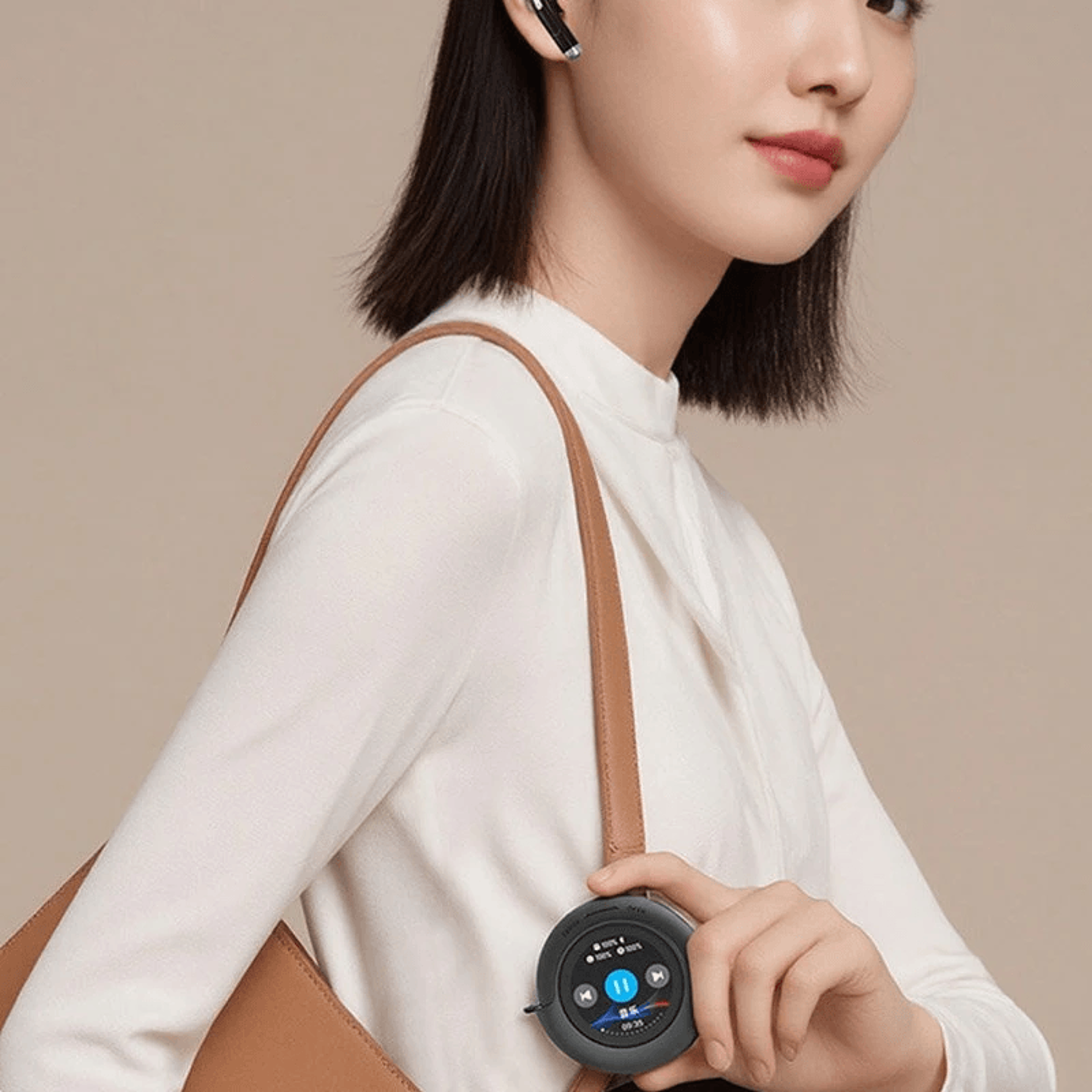 Wireless Bluetooth Earbuds With Smart Touch Screen Dynamic Drivers Noise Cancelling And Waterproof 1