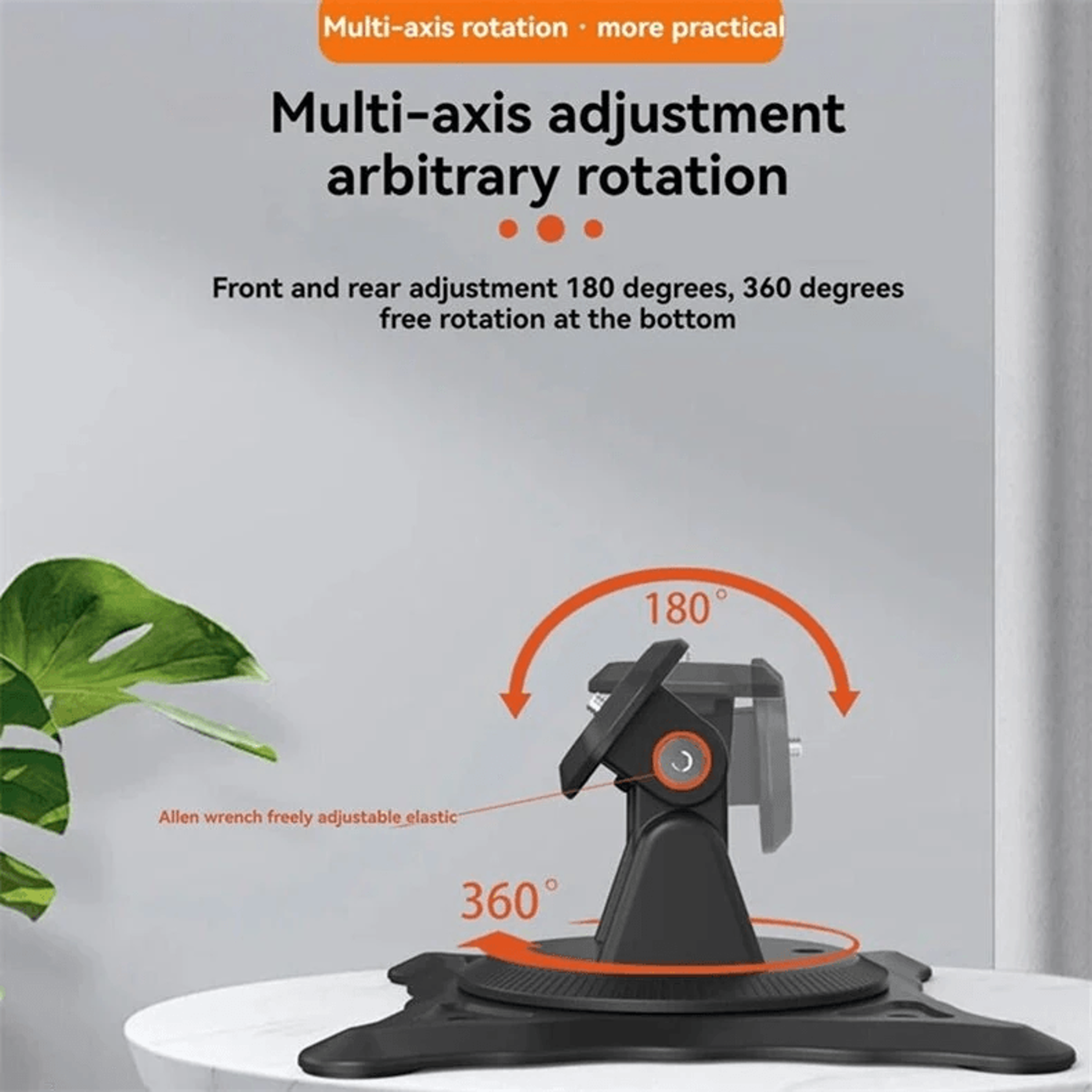 Universal Projector Mount Adjustable Degree Rotating Bracket With Inch Screw 2