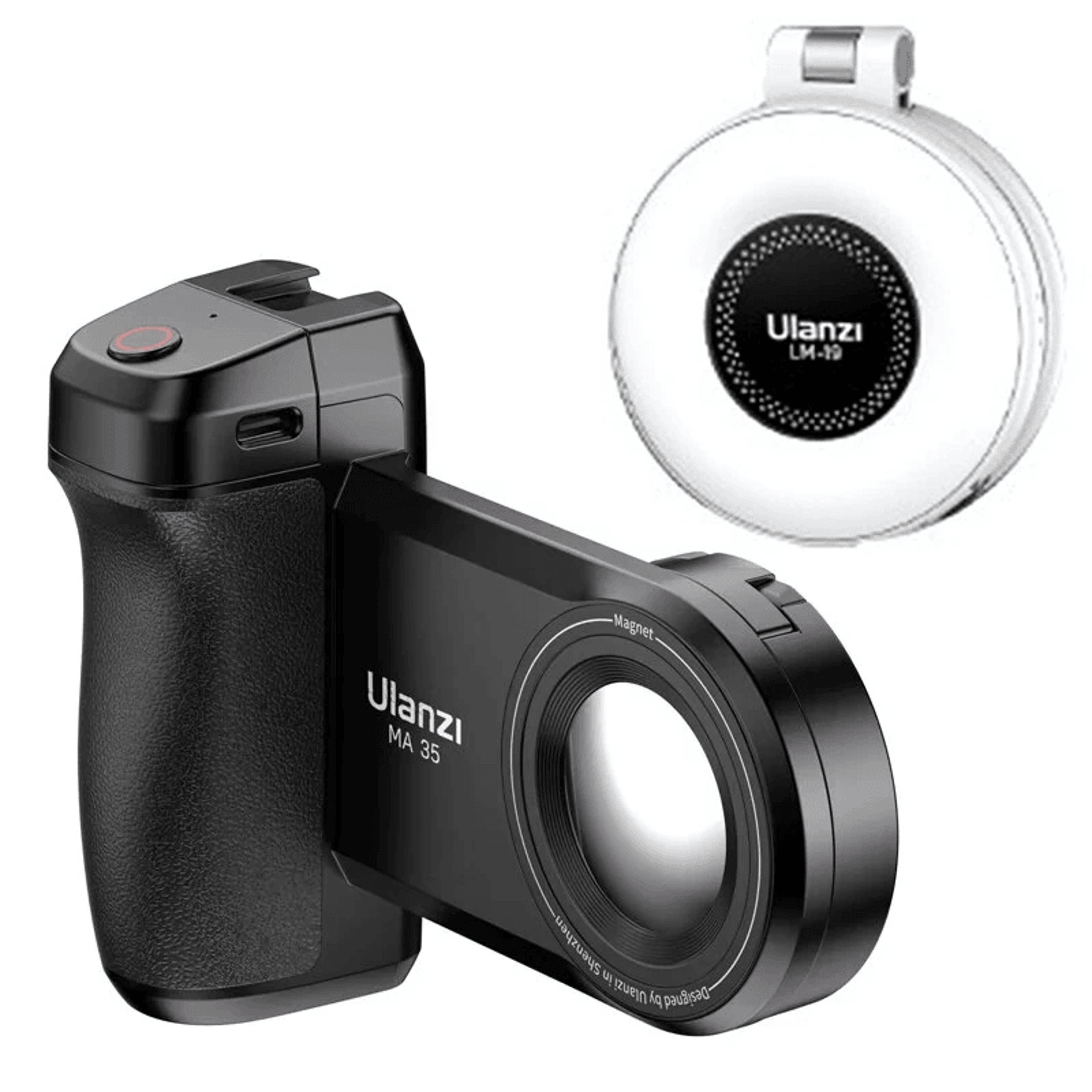 Magnetic Smartphone Camera Grip With Bluetooth Shutter And Adjustable Phone Clamp 8