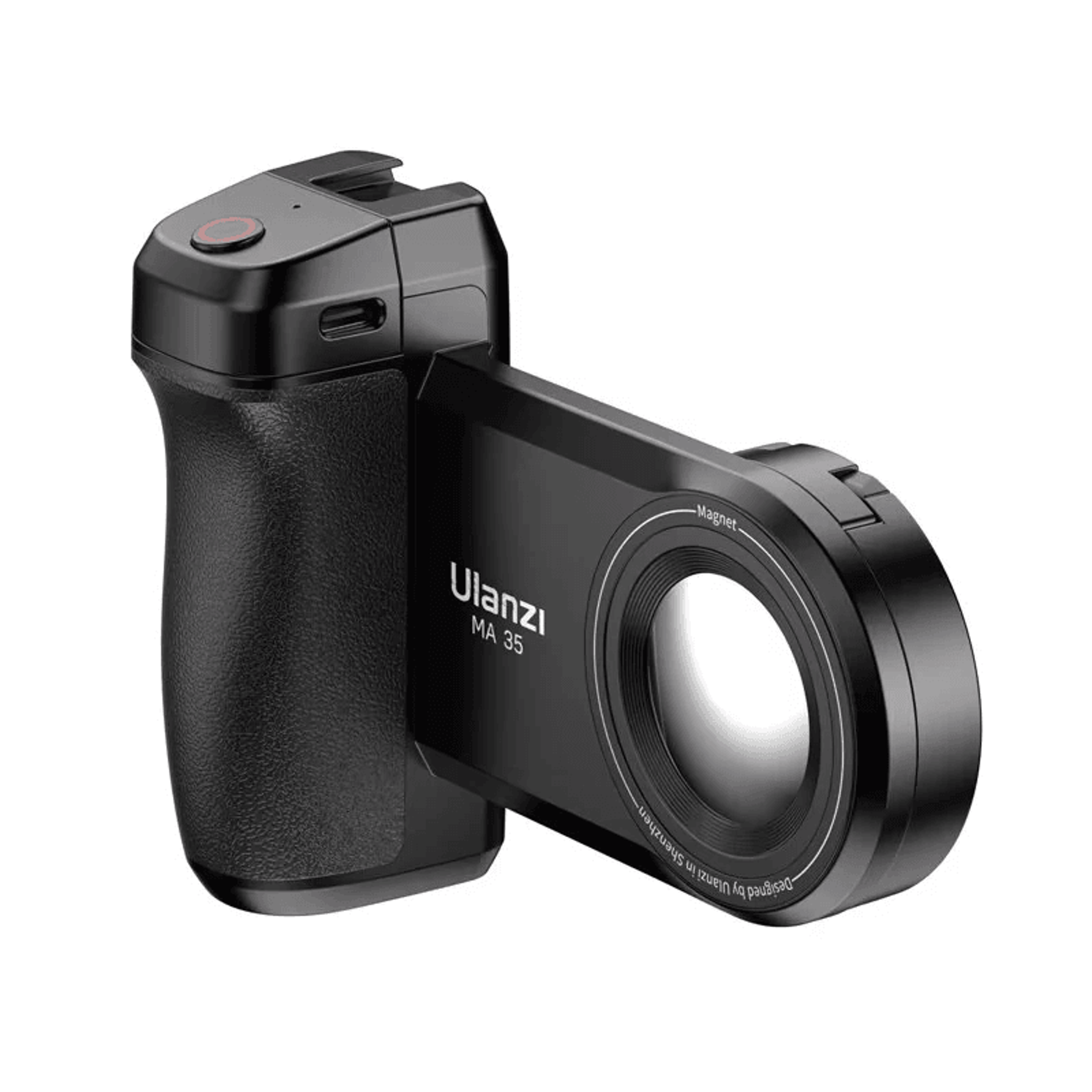Magnetic Smartphone Camera Grip With Bluetooth Shutter And Adjustable Phone Clamp 0