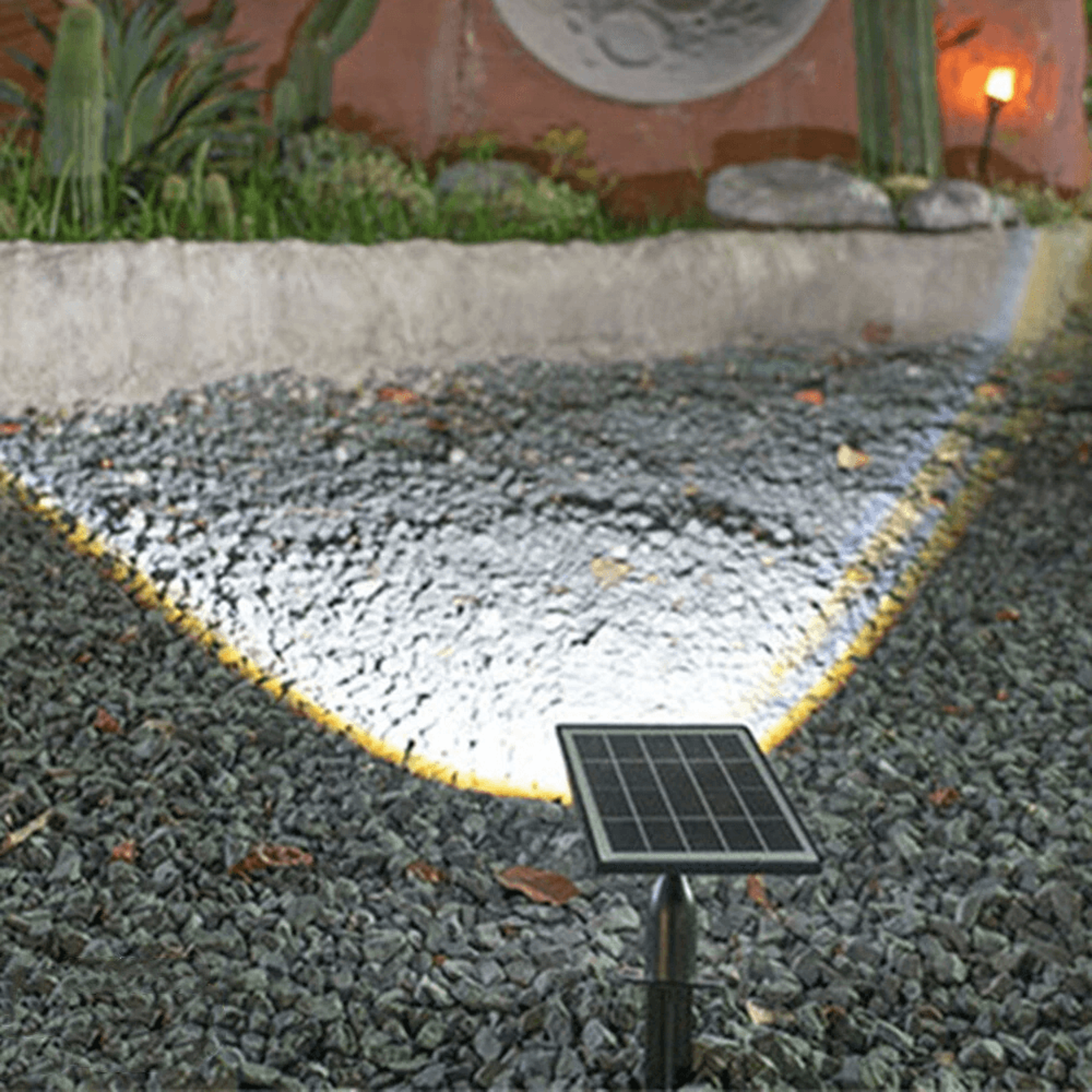 Solar Powered LED Lawn Light Waterproof Adjustable Outdoor Landscape Spotlight 6